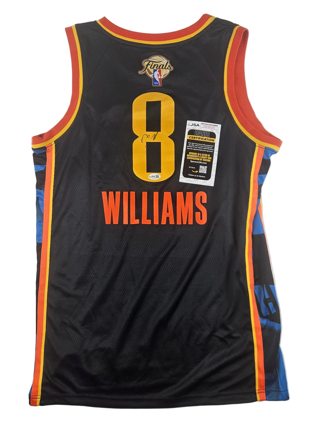 Jalen Williams Signed Autographed Oklahoma City Thunder Jersey JSA COA