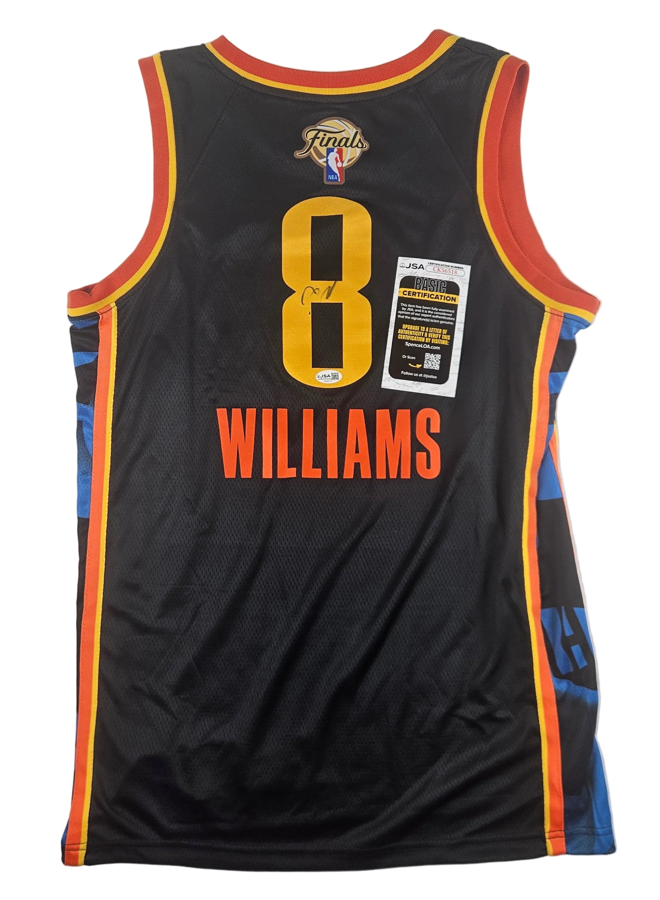 Jalen Williams Signed Autographed Oklahoma City Thunder Jersey JSA COA