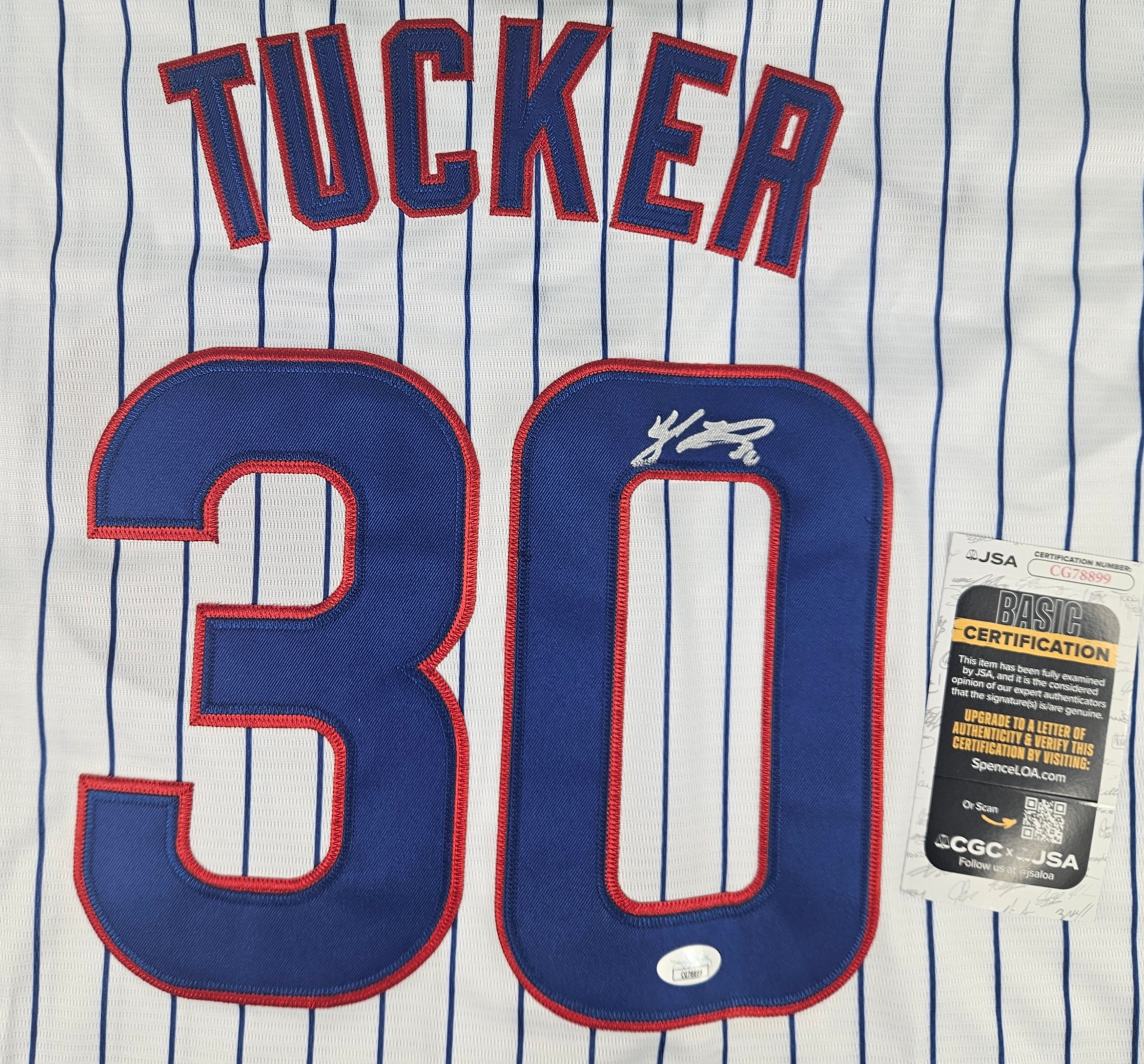 Kyle Tucker Signed Autographed Chicago Cubs Jersey JSA COA