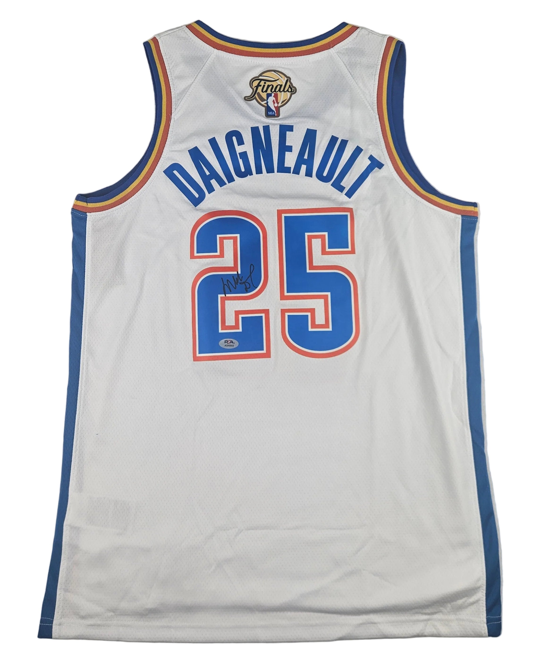 Mark Daigneault Signed Autographed Oklahoma City Thunder Jersey PSA Certified