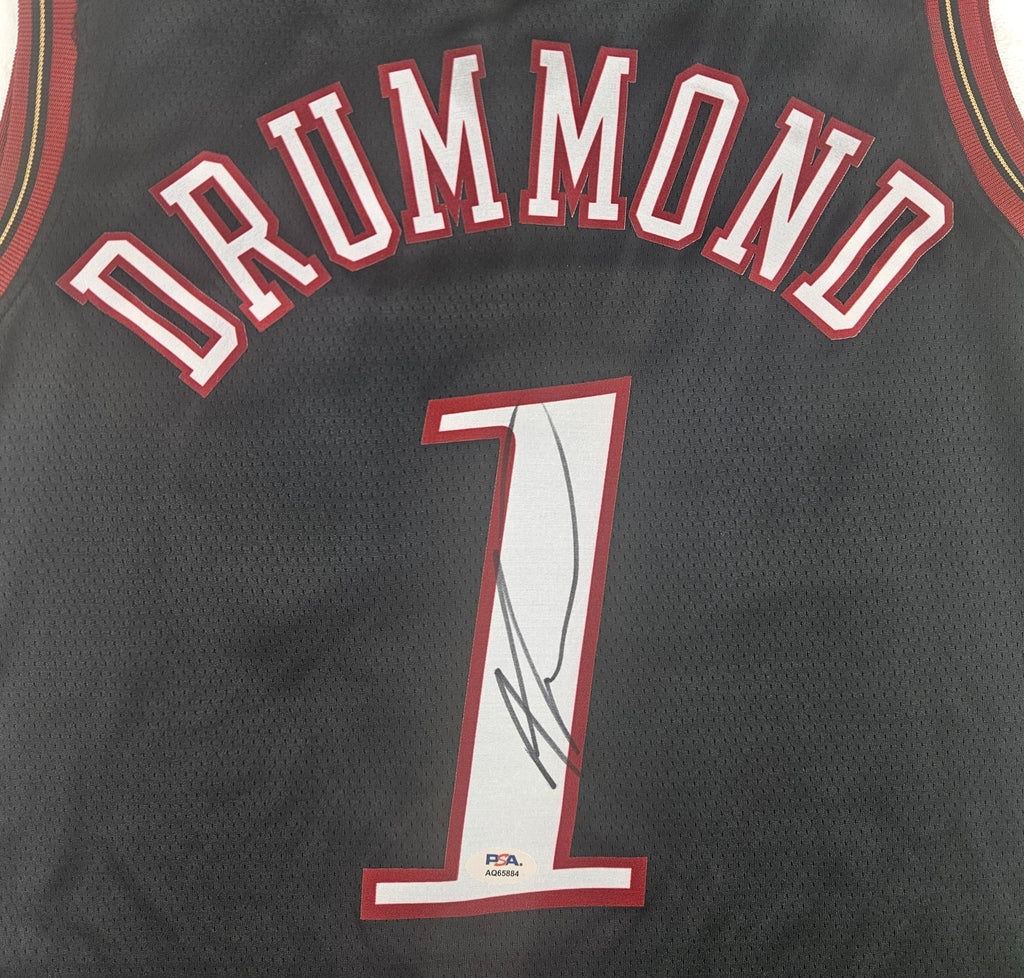 Andre Drummond Signed Autographed Philadelphia 76ers Jersey PSA Certified