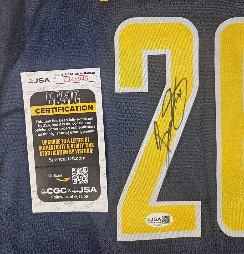 Ben Sheppard Signed Autographed Indiana Pacers Jersey JSA COA