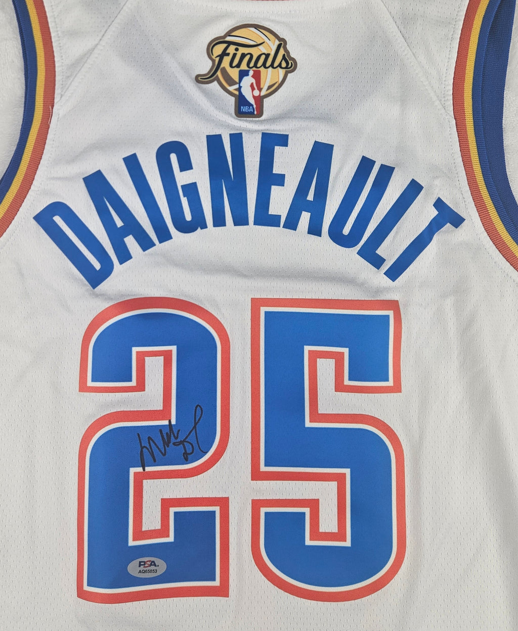 Mark Daigneault Signed Autographed Oklahoma City Thunder Jersey PSA Certified