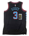 Josh Giddey Signed Autographed Chicago Bulls Black Jersey JSA COA