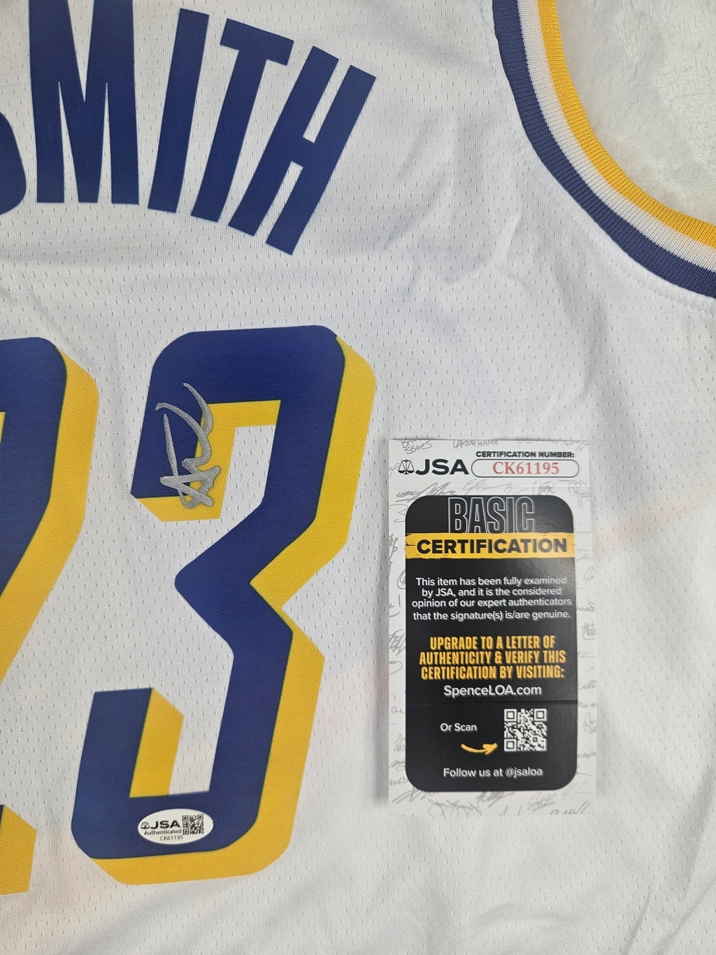 Aaron Nesmith Signed Autographed Indiana Pacers White Jersey JSA COA