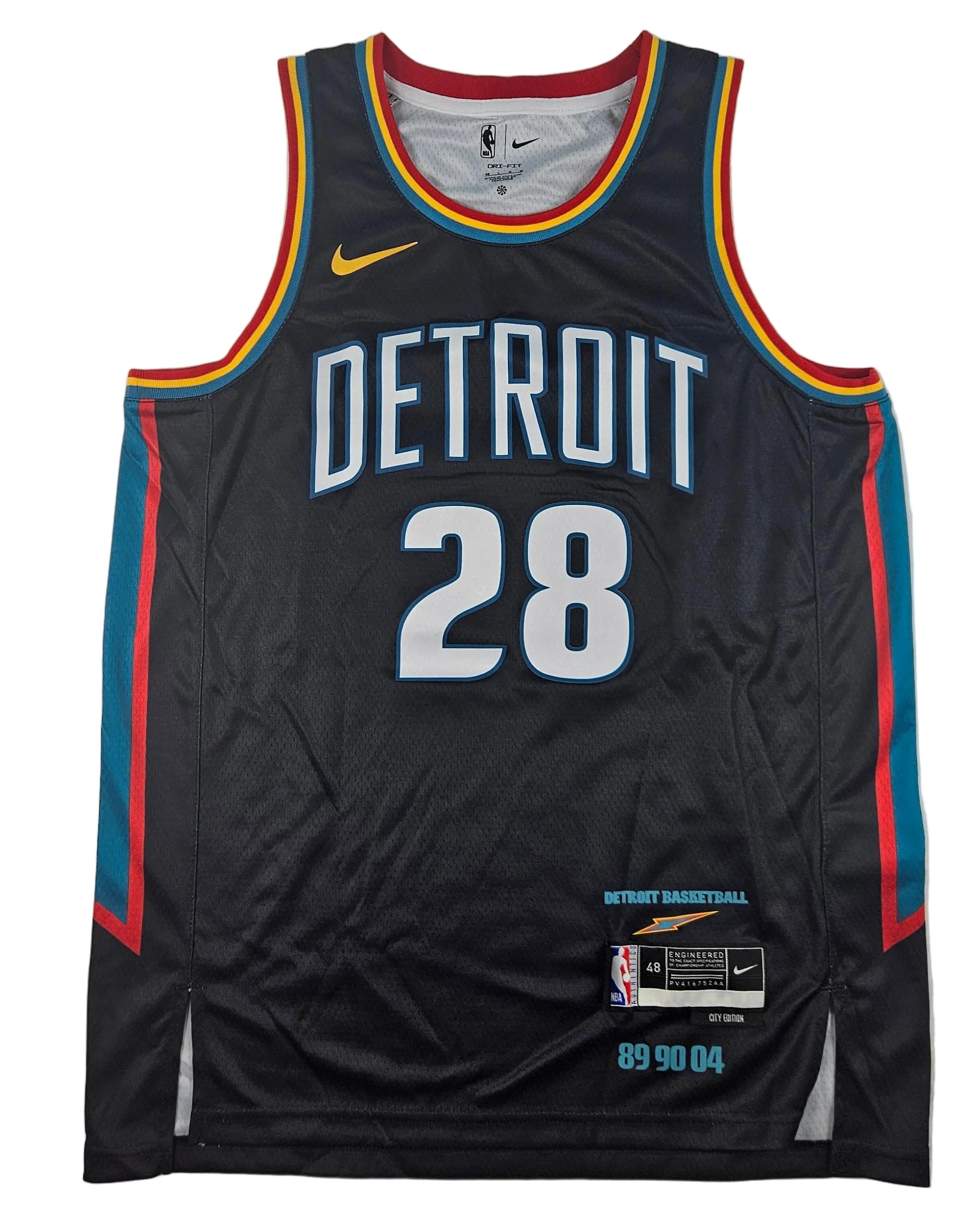 Isaiah Stewart Signed Autographed Detroit Pistons Jersey PSA Certified