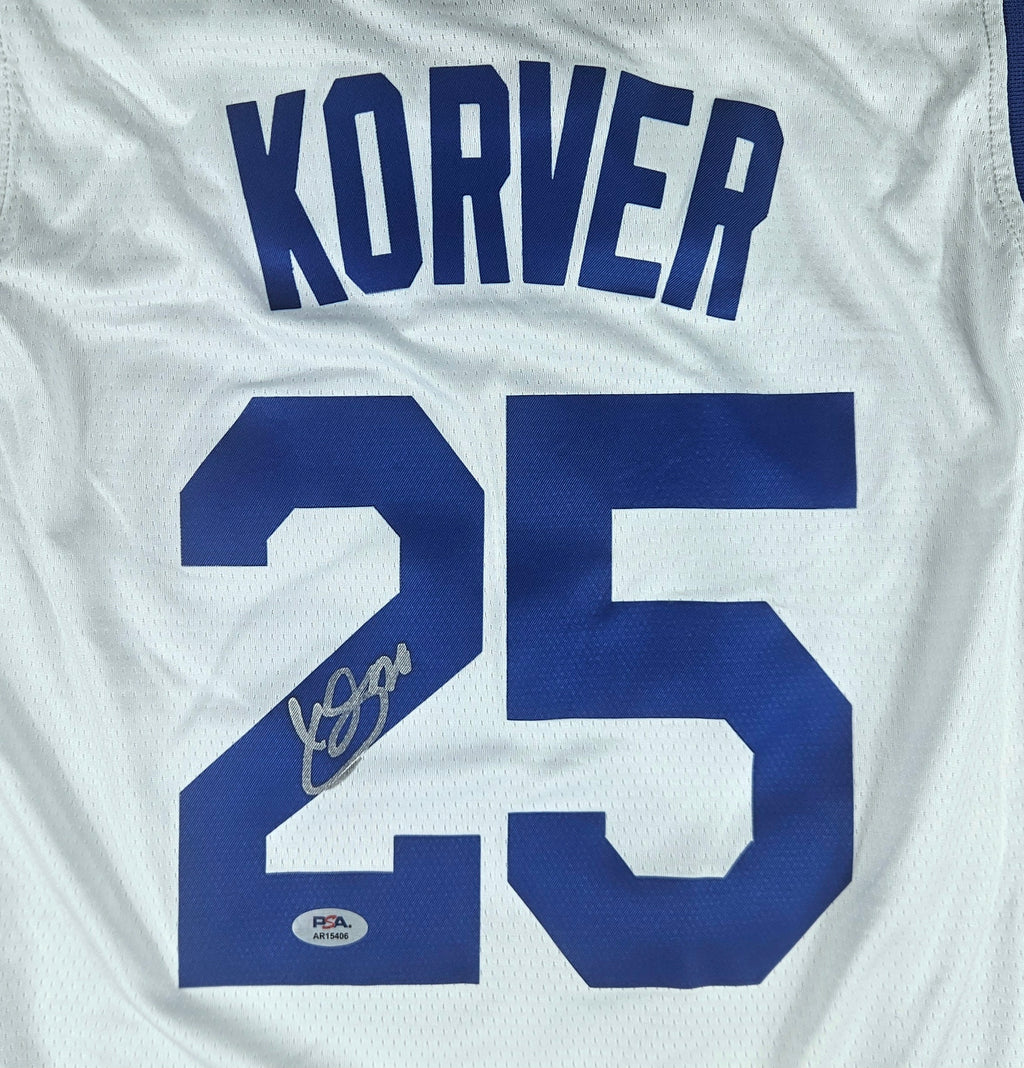 Kyle Korver Signed Autographed Creighton BlueJays Jersey PSA Certified