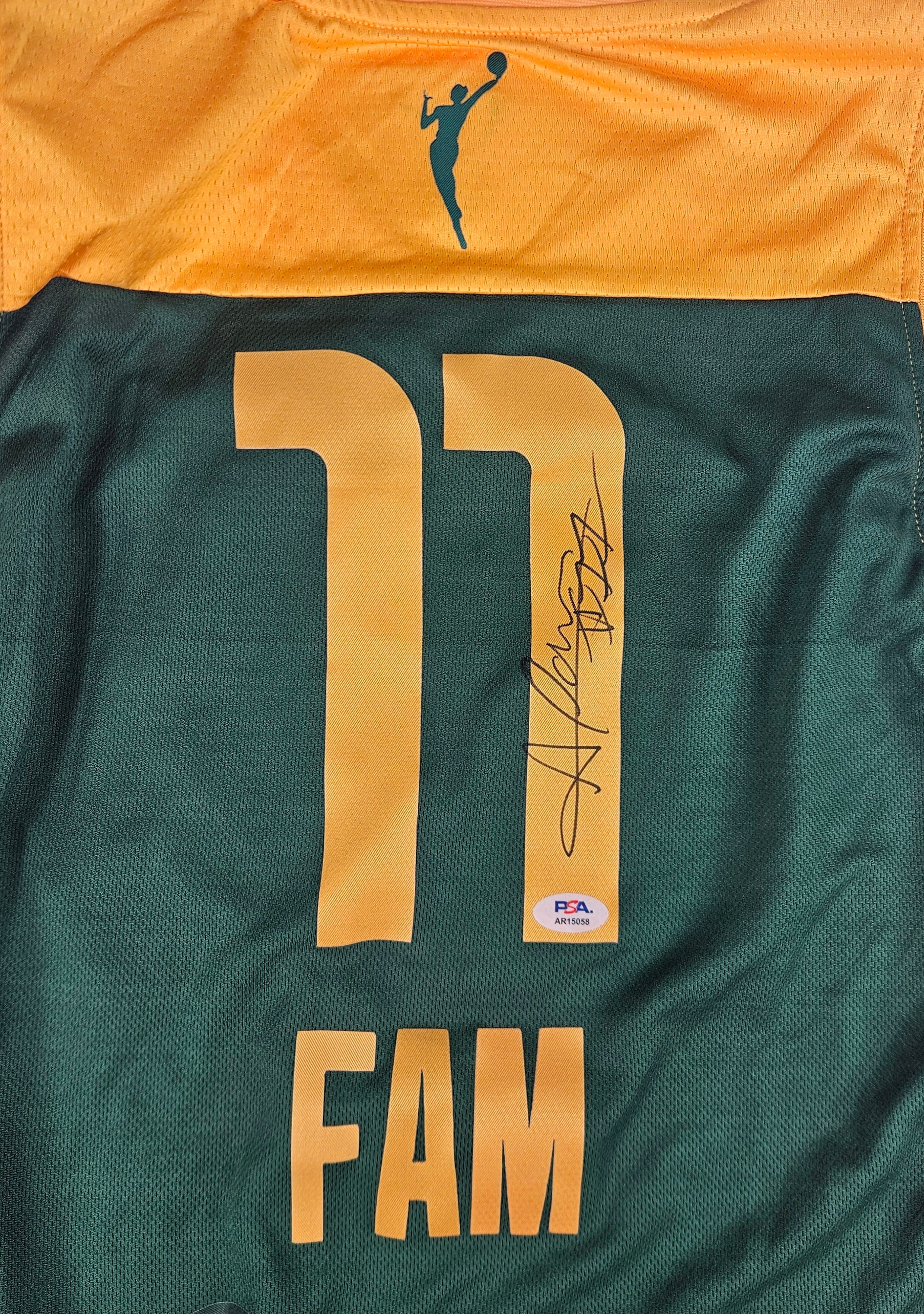 Awa Fam Signed Autographed Seattle Storm Jersey PSA Certified