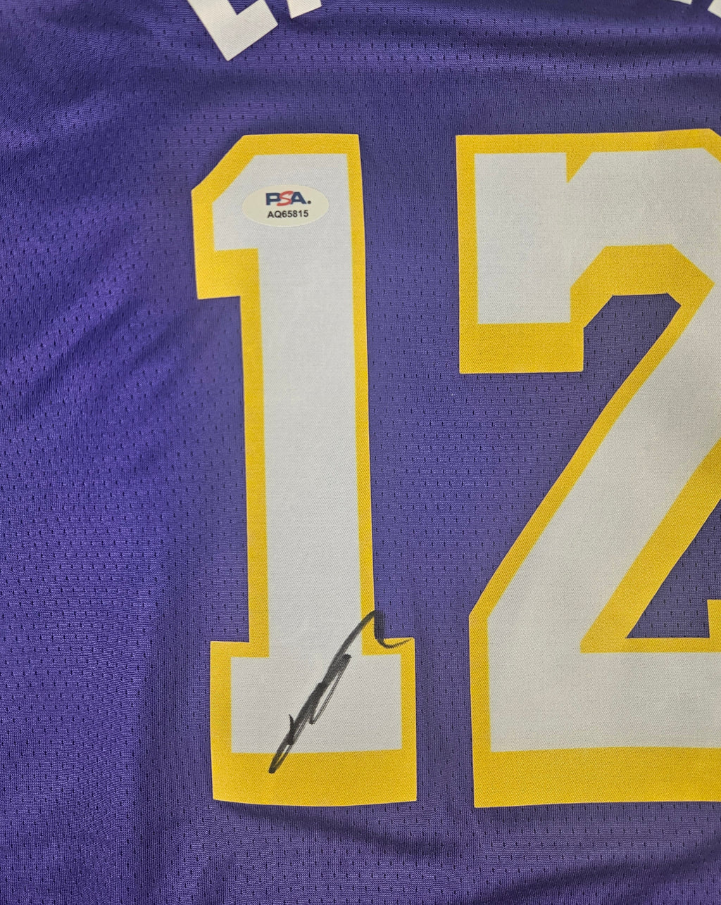 Jake LaRavia Signed Autographed Los Angeles Lakers Jersey PSA Certified