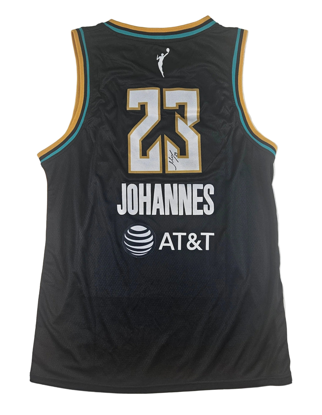 Marine Johannes Signed Autographed New York Liberty Wnba Jersey