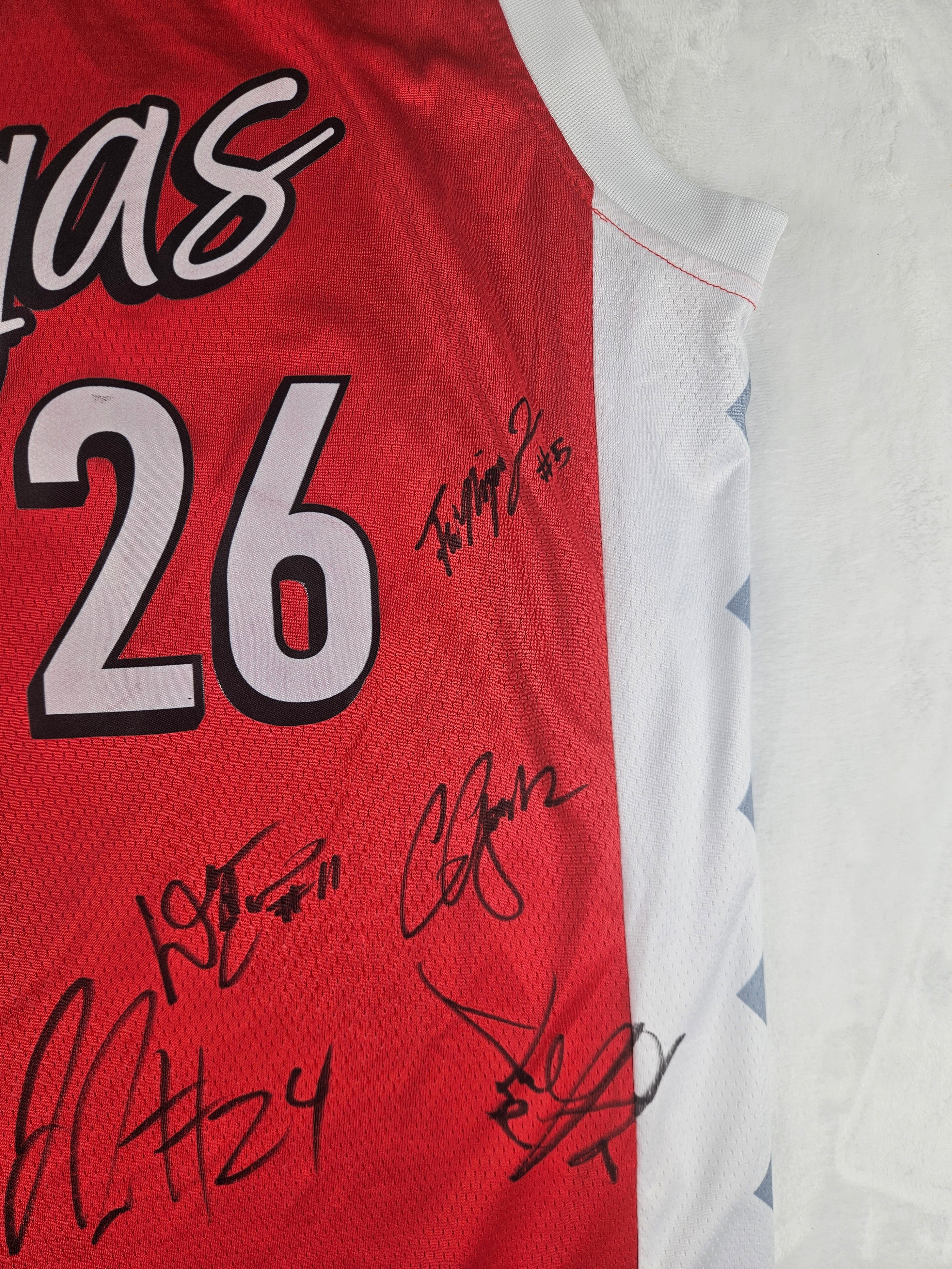 Las Vegas Aces 2026 Team Signed Autographed Jersey - Chelsea Gray Jewell Loyd