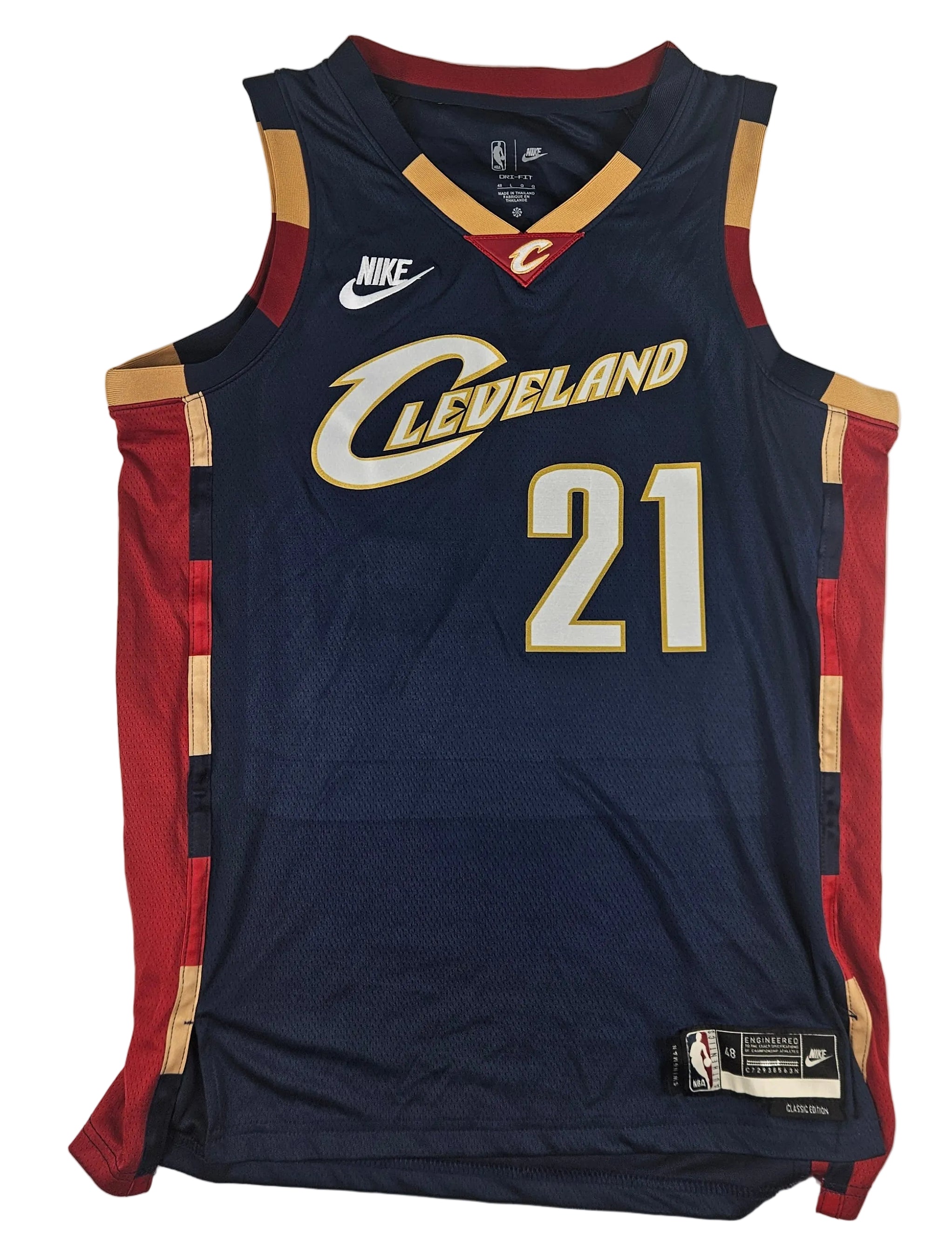 Tristan Enaruna Signed Autographed Cleveland Cavaliers Jersey PSA Certified