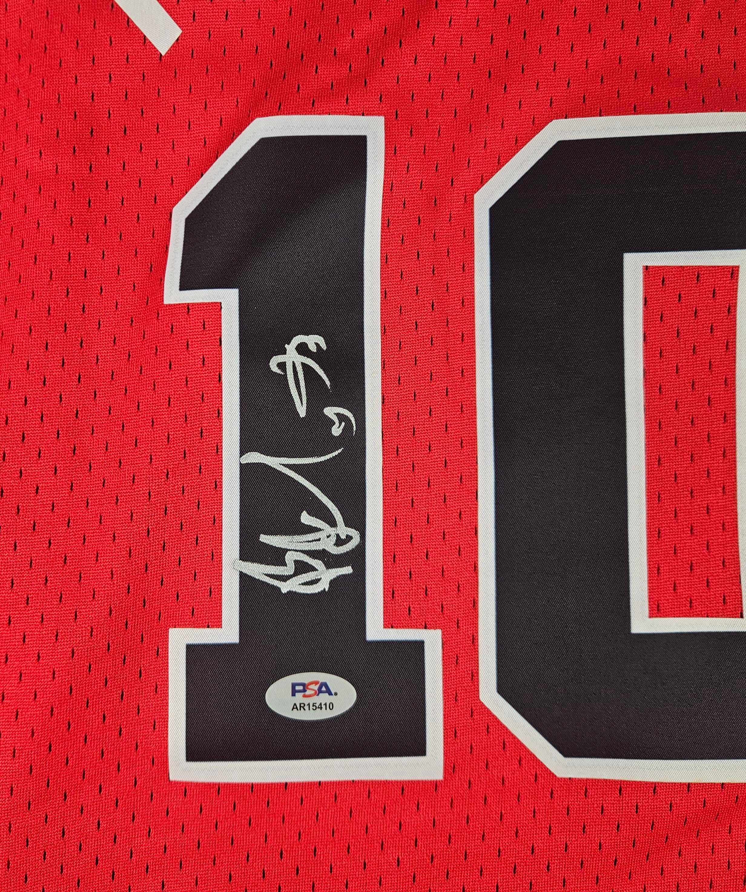B.J. Armstrong Signed Autographed Chicago Bulls Jersey PSA Certified