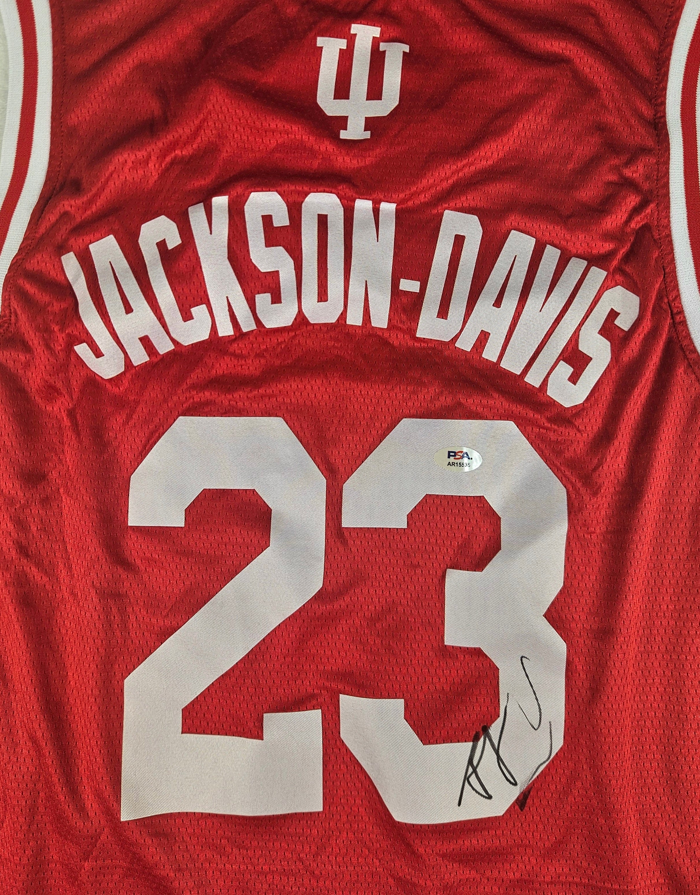 Trayce Jackson-Davis Signed Autographed Indiana Hoosiers Jersey PSA Certified