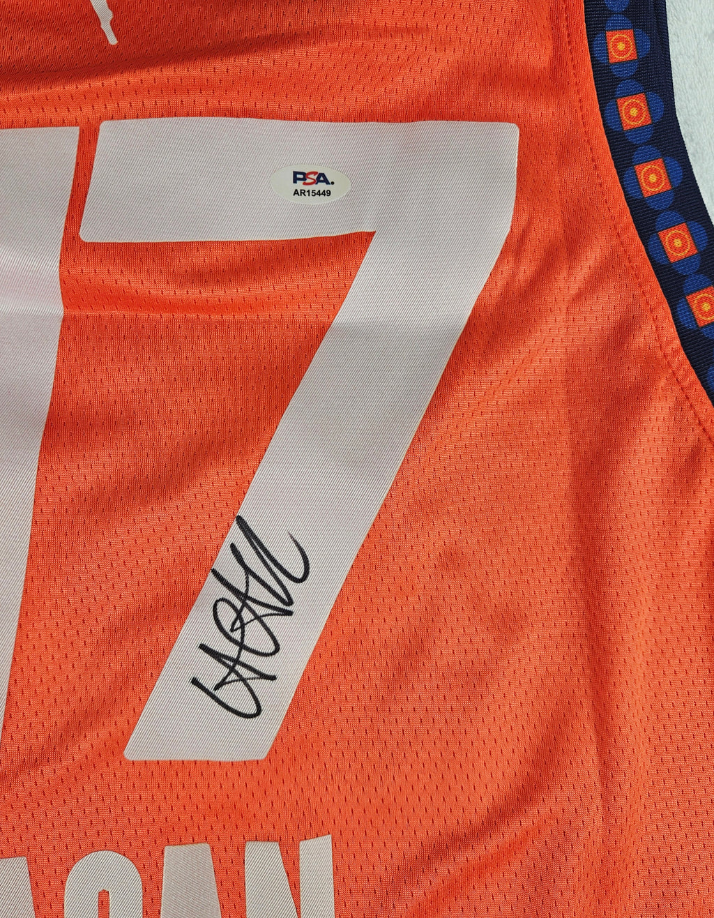 Leila Lacan Signed Autographed Connecticut Sun Wnba Jersey PSA Certified