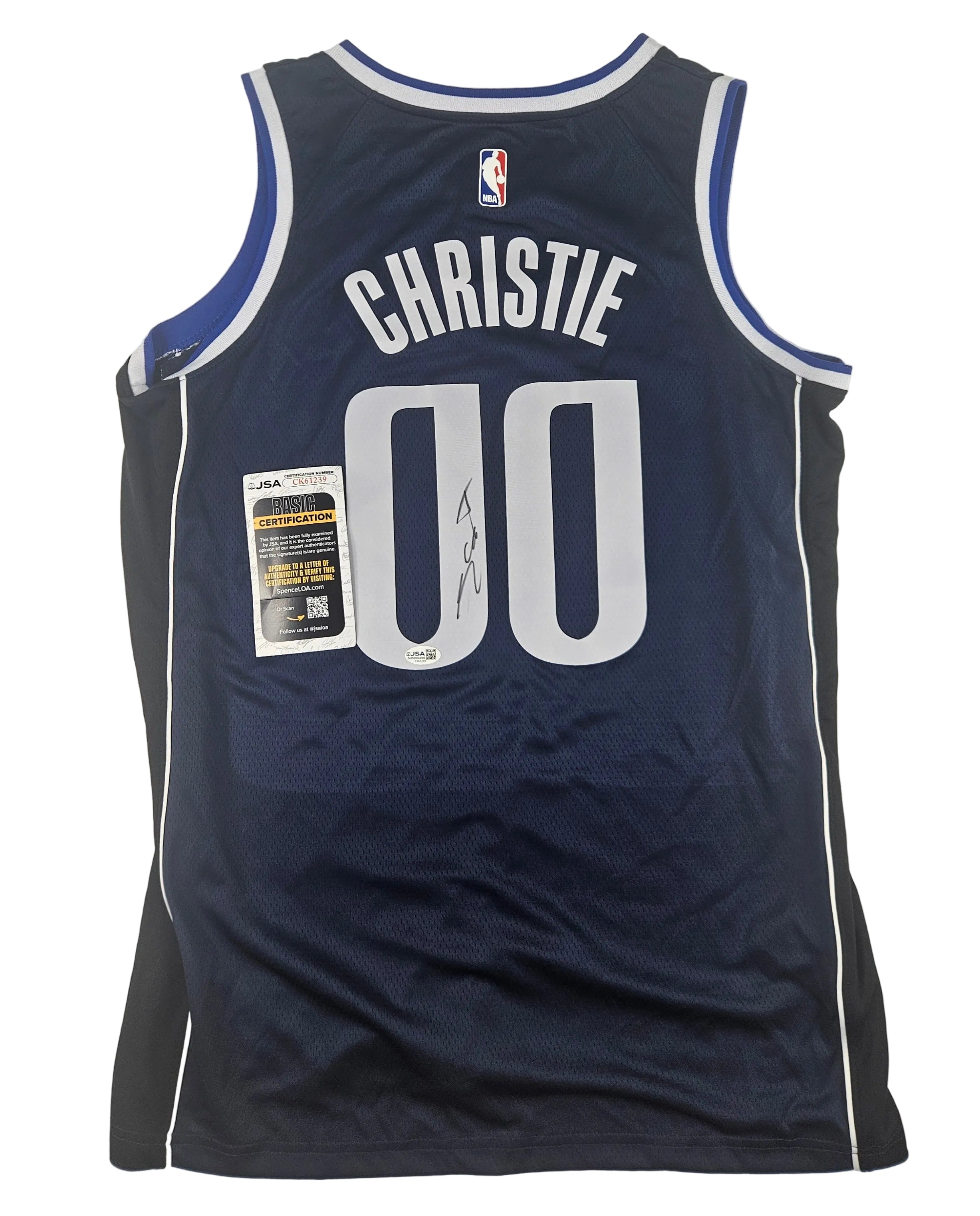 Max Christie Signed Autographed Dallas Mavericks Jersey JSA COA
