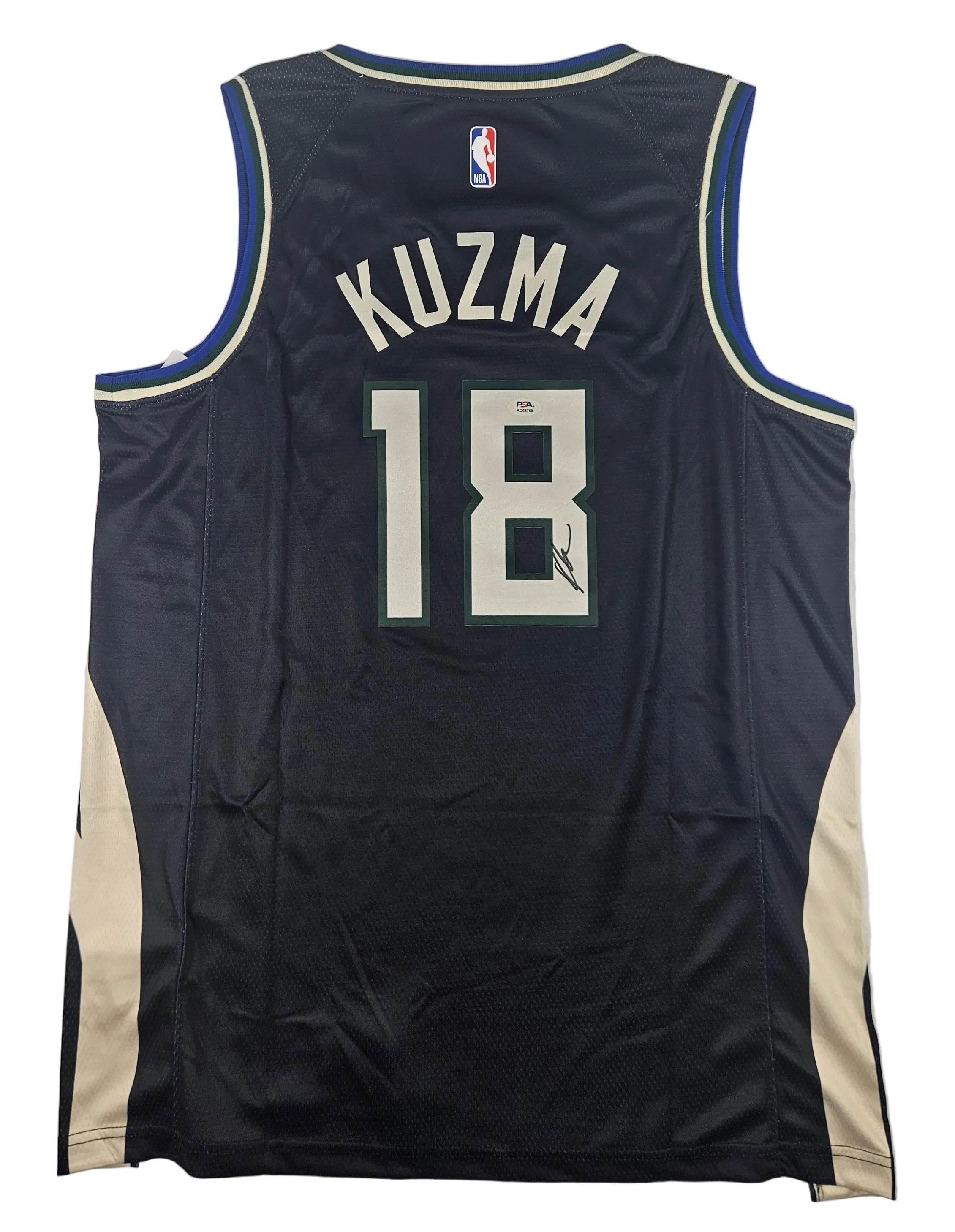Kyle Kuzma Signed Autographed Milwaukee Bucks Jersey PSA Certified