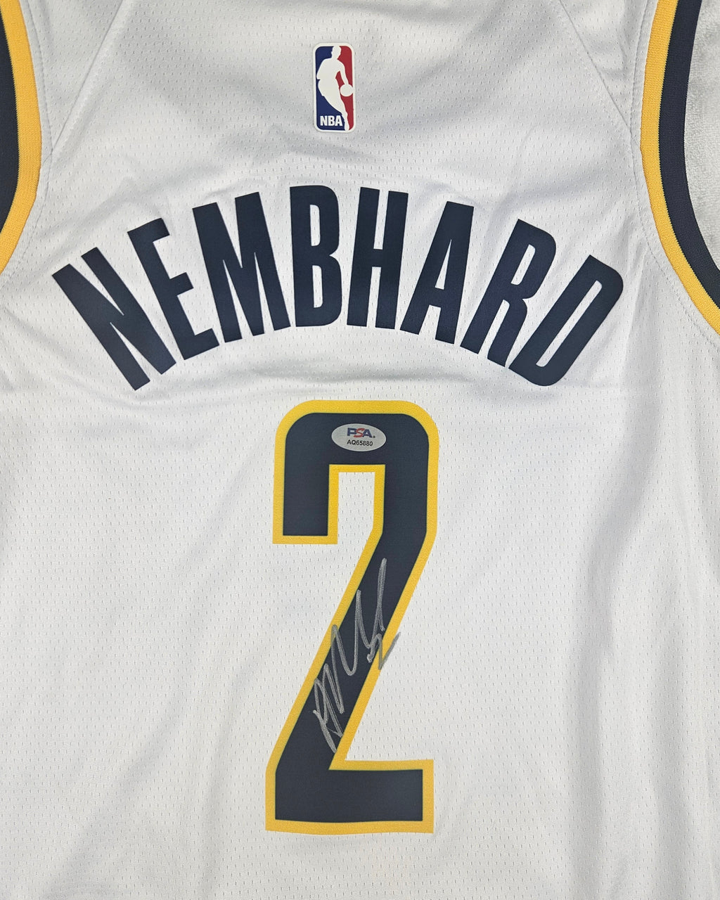 Andrew Nembhard Signed Autographed Indiana Pacers Jersey PSA Certified