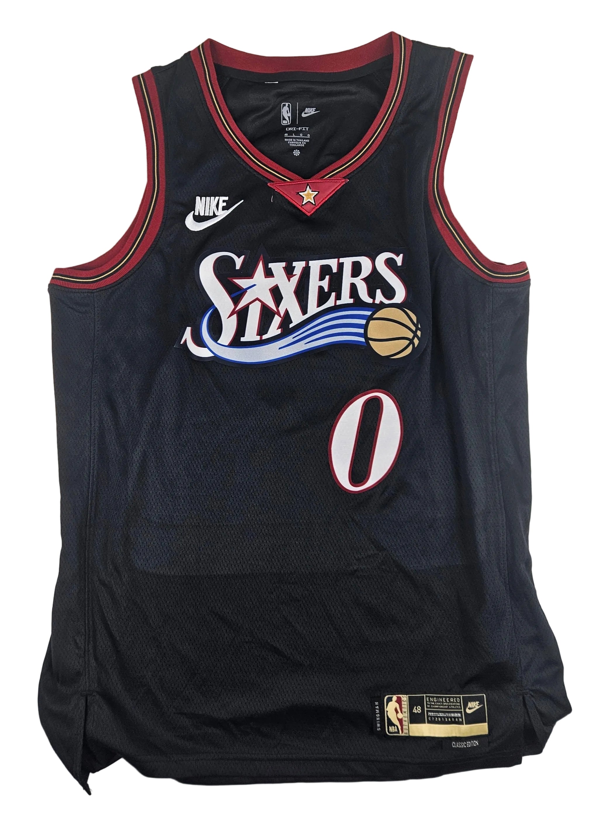 Tyrese Maxey Signed Autographed Philadelphia 76ers Jersey PSA Certified