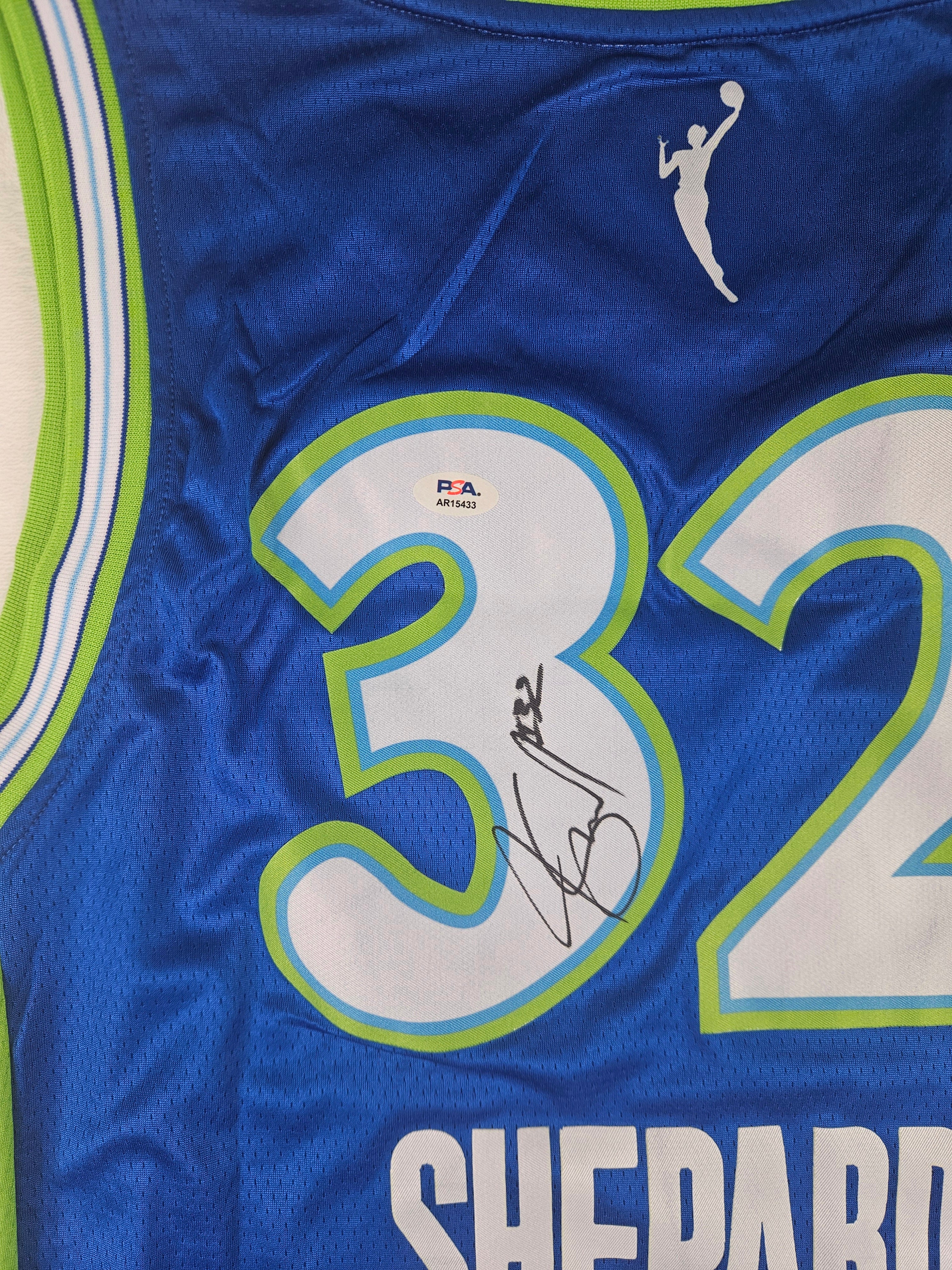 Jessica Shepard Signed Autographed Dallas Wings Jersey PSA Certified
