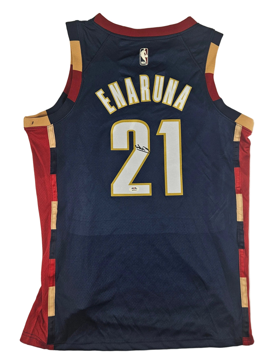 Tristan Enaruna Signed Autographed Cleveland Cavaliers Jersey PSA Certified