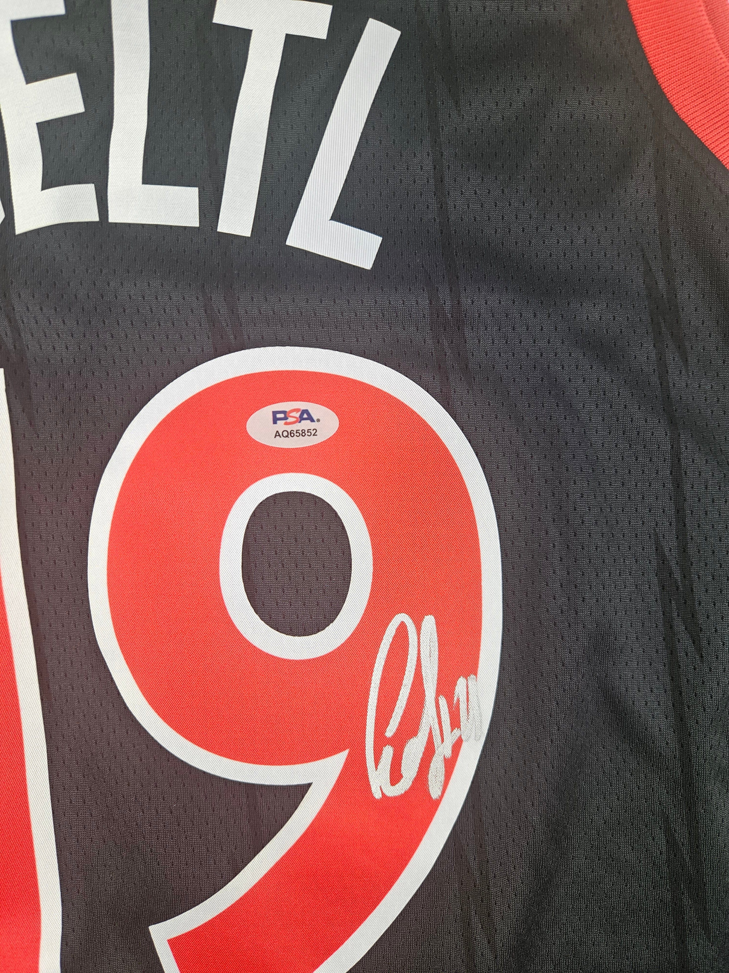 Jakob Poeltl Signed Autographed Toronto Raptors Jersey PSA Certified