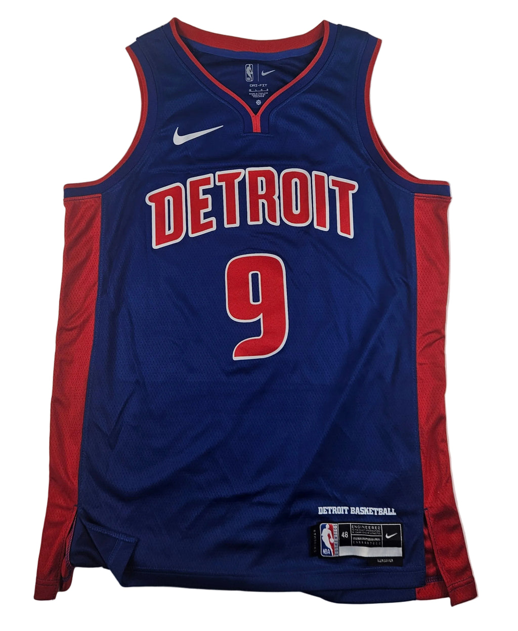 Ausar Thompson Signed Autographed Detroit Pistons Jersey PSA Certified