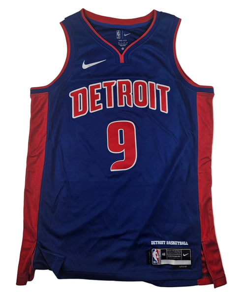 Ausar Thompson Signed Autographed Detroit Pistons Jersey PSA Certified