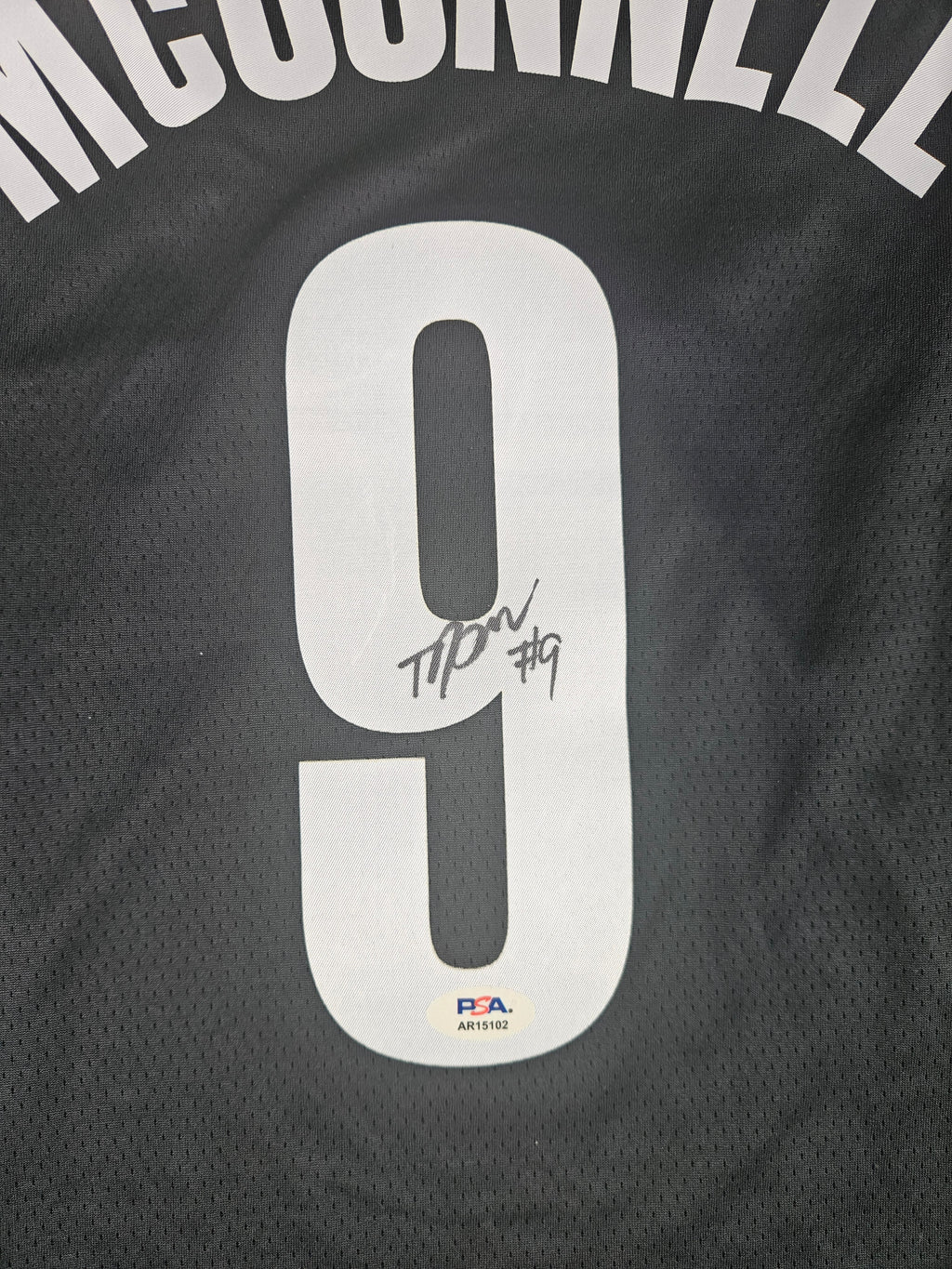 TJ McConnell Signed Autographed Indiana Pacers Black Jersey PSA Certified