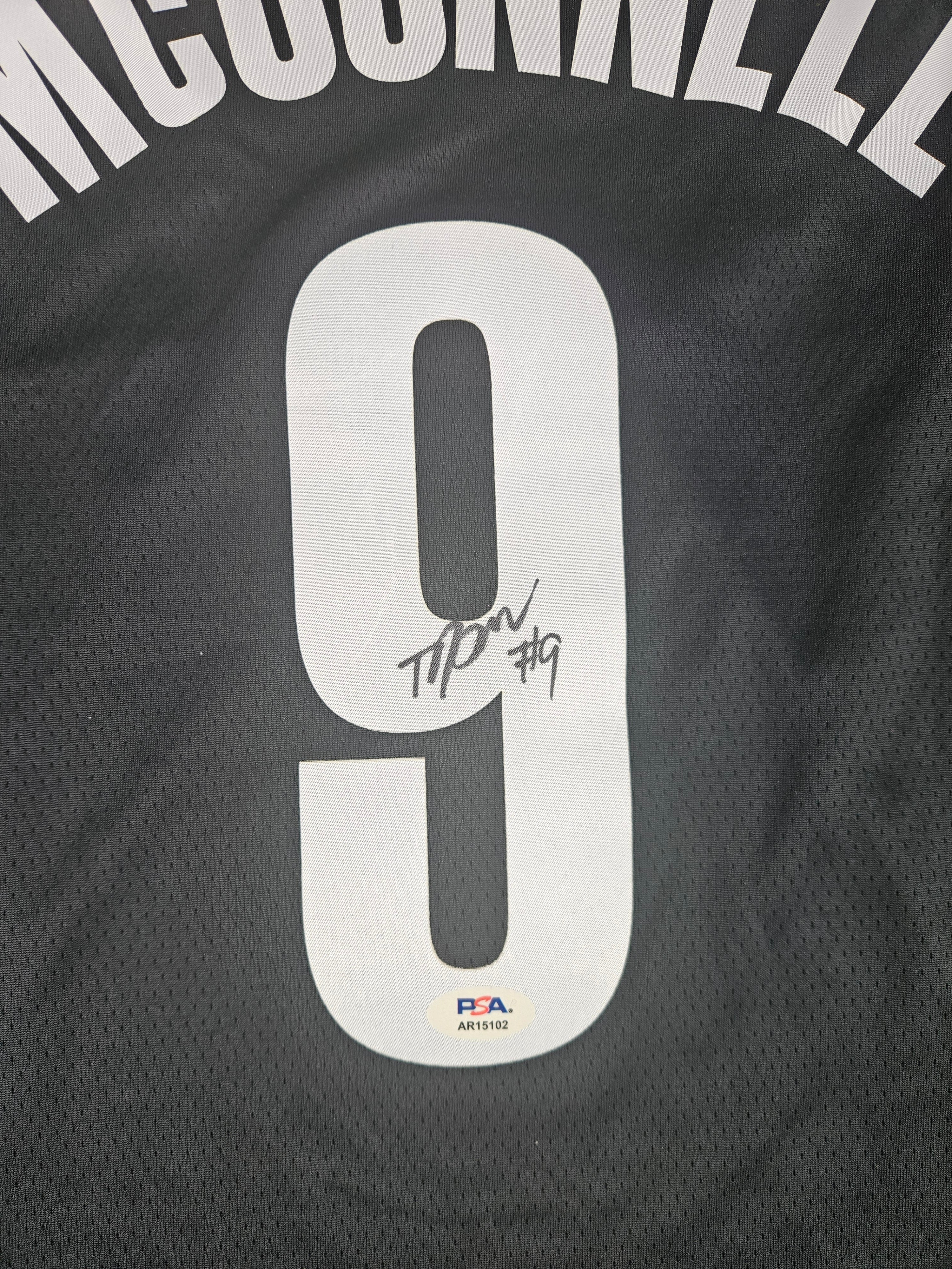 TJ McConnell Signed Autographed Indiana Pacers Black Jersey PSA Certified
