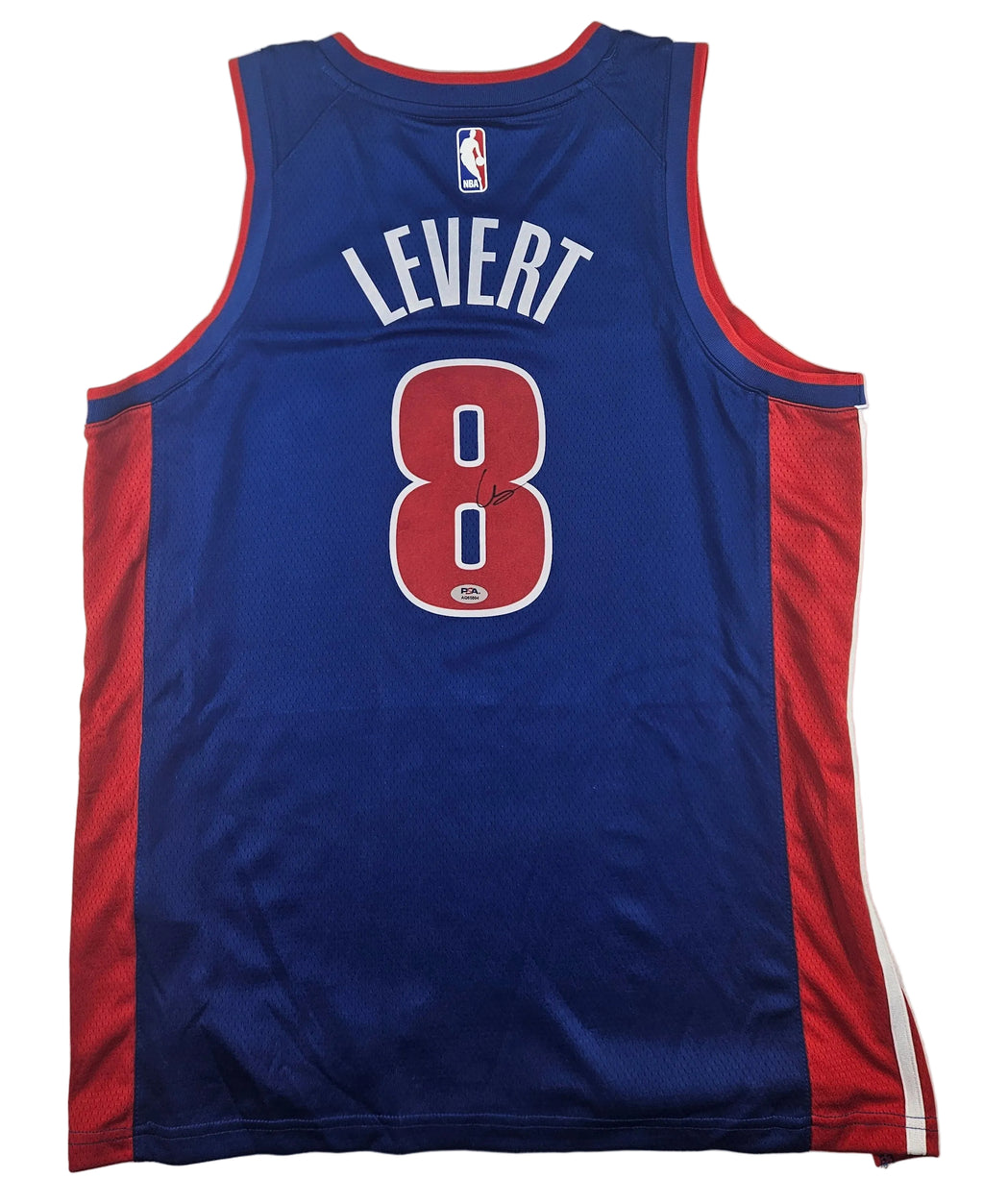 Caris LeVert Signed Autographed Detroit Pistons Jersey PSA Certified