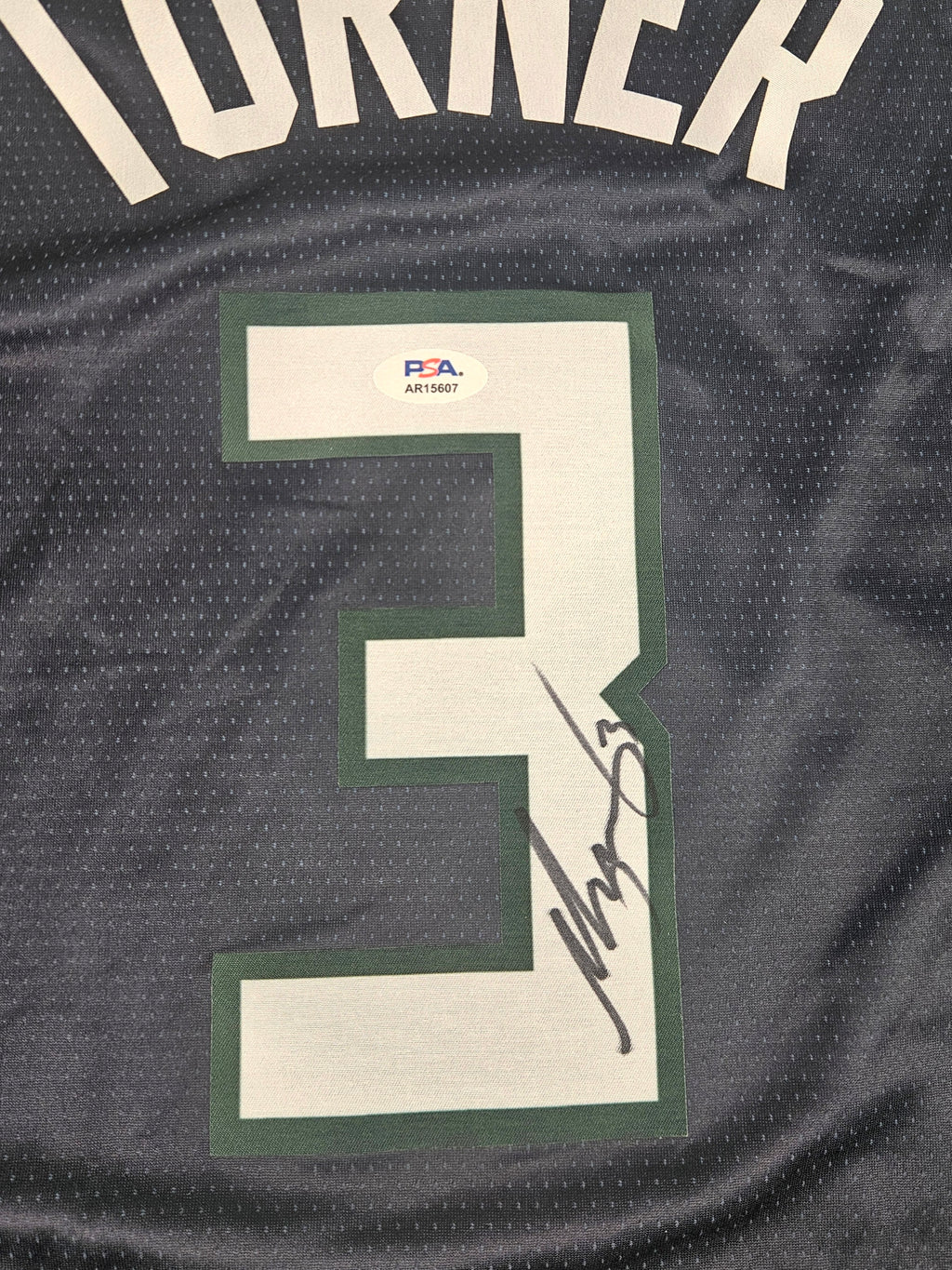 Myles Turner Signed Autographed Milwaukee Bucks Jersey PSA Certified