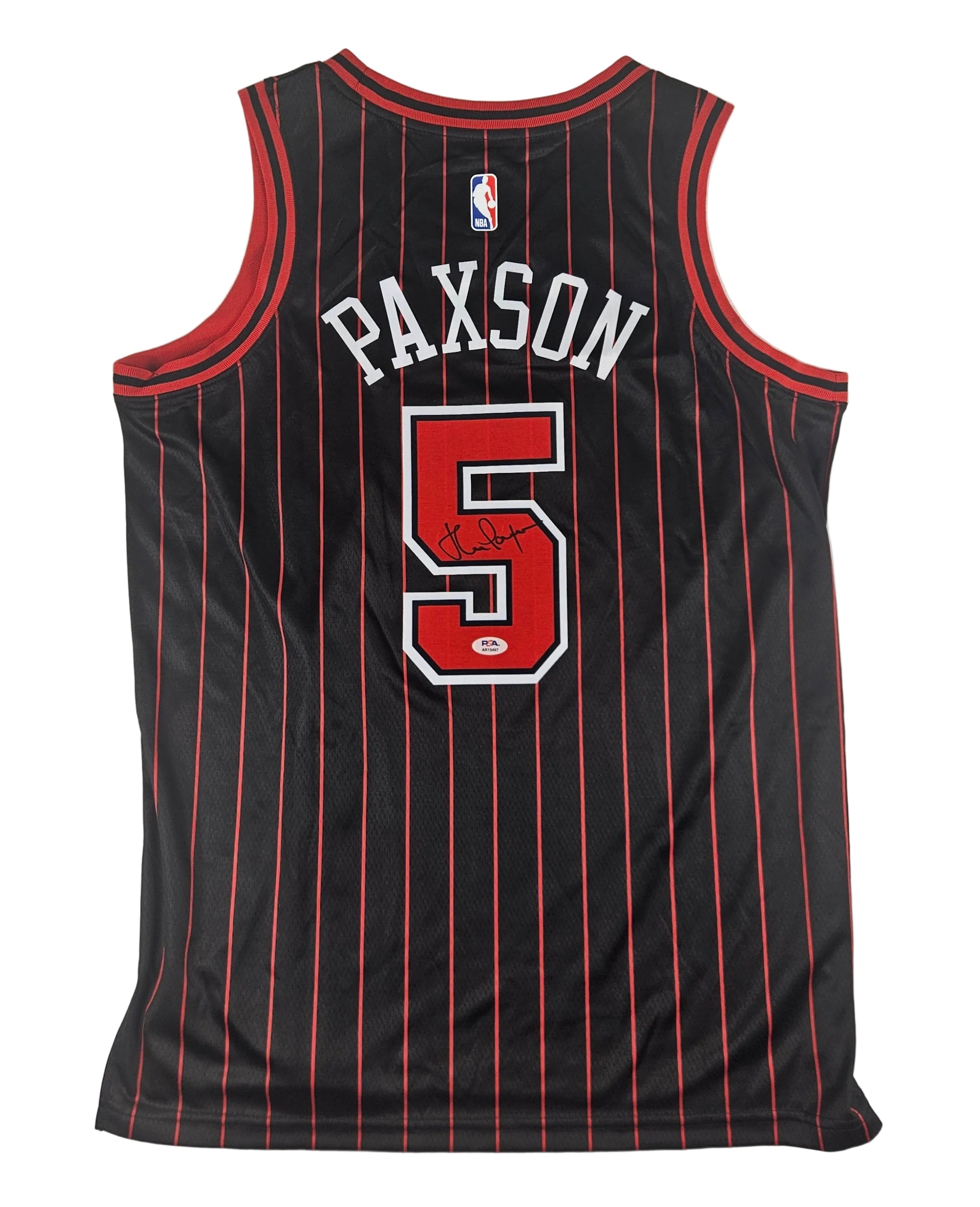 John Paxson Chicago Bulls Autographed Signed Jersey PSA Certified