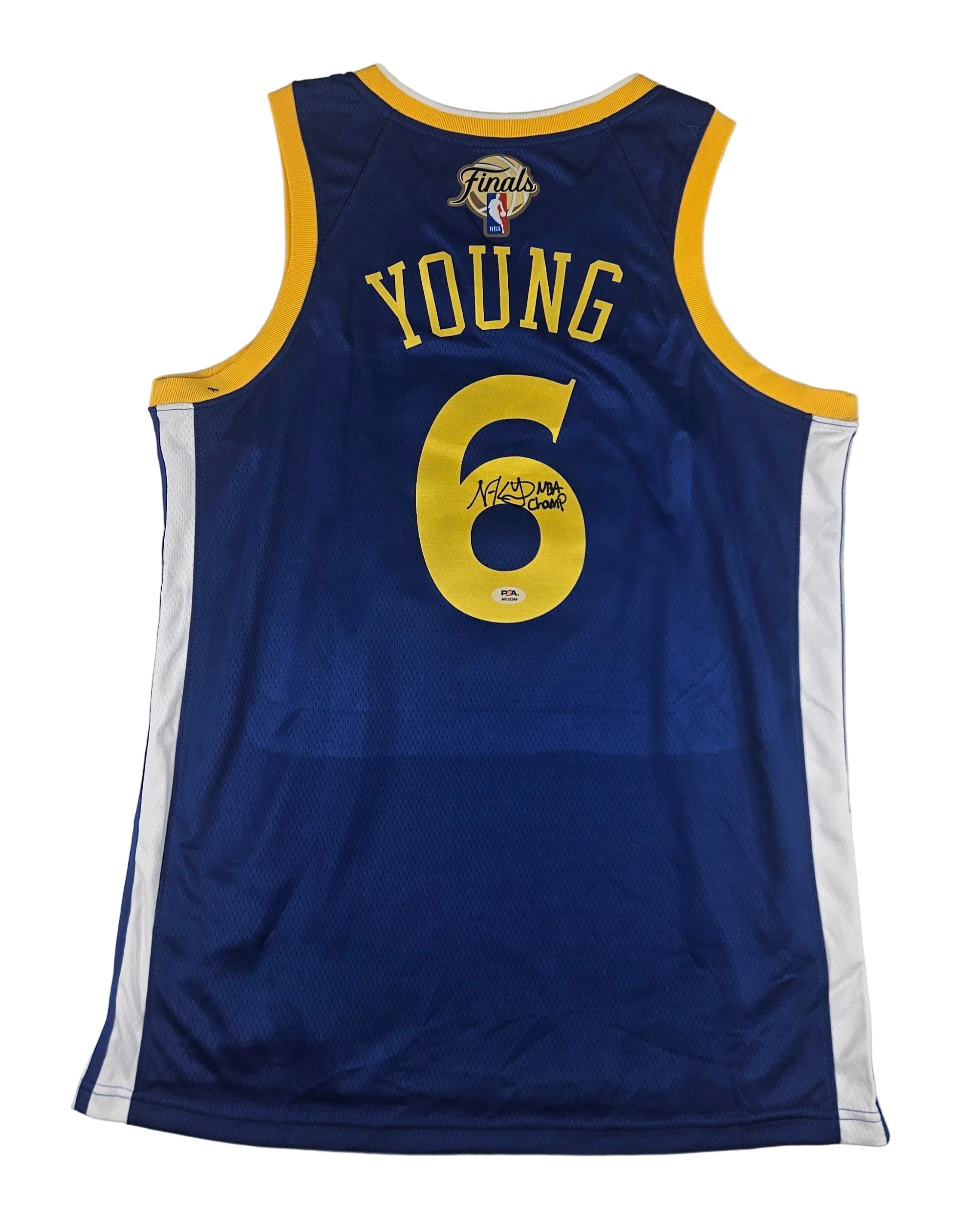 Nick Young Signed Autographed Golden State Warriors Jersey PSA Certified