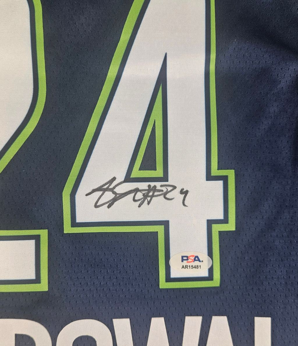 Arike Ogunbowale Signed Autographed Dallas Wings Blue Jersey PSA Certified