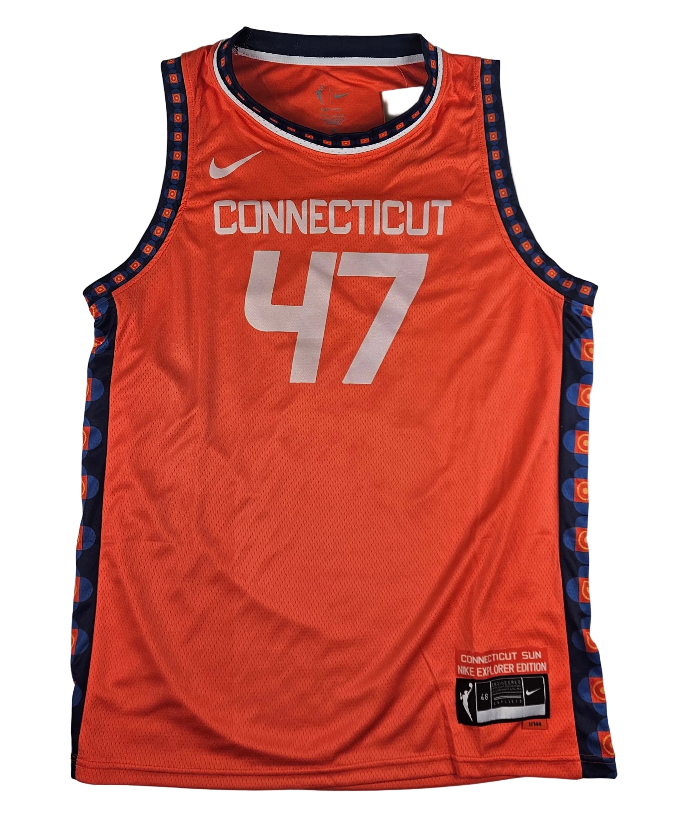 Leila Lacan Signed Autographed Connecticut Sun Wnba Jersey PSA Certified