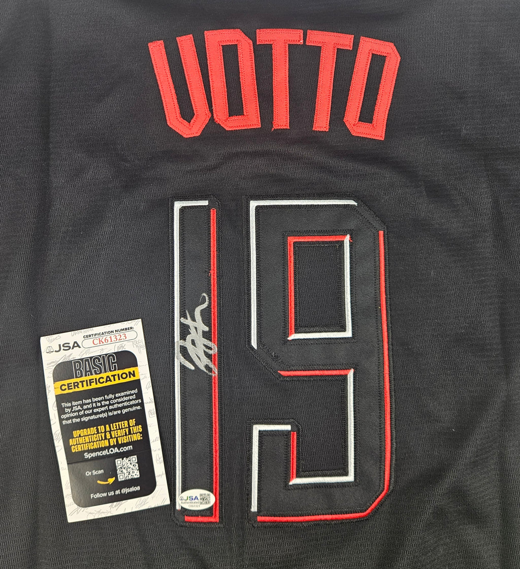 Joey Votto Cincinnati Reds Signed Autographed Jersey JSA COA