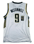 TJ McConnell Signed Autographed Indiana Pacers White Jersey JSA COA