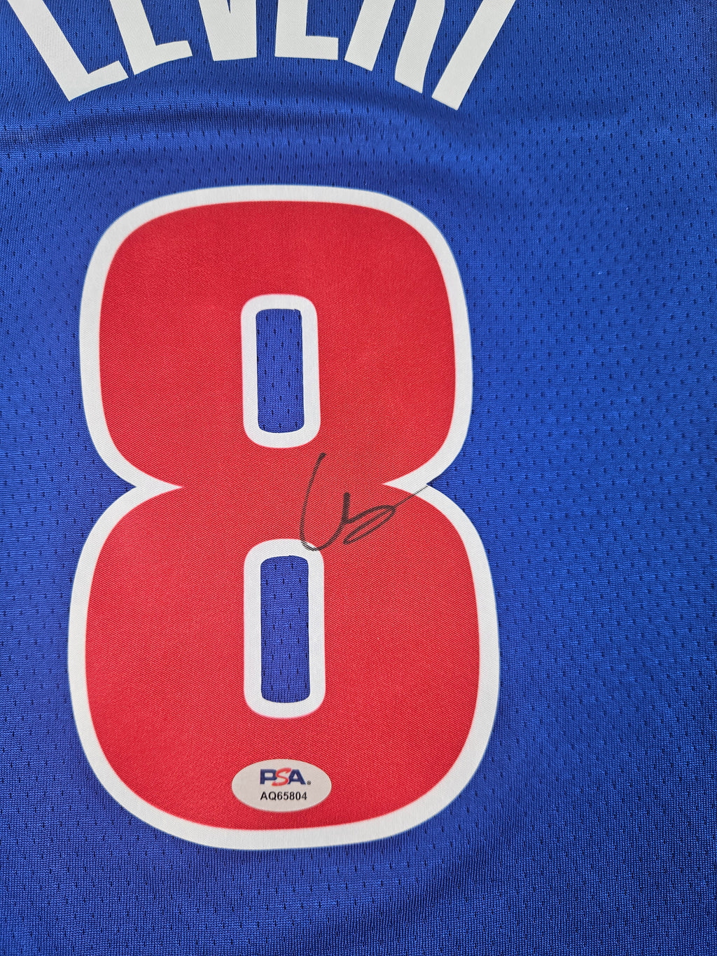Caris LeVert Signed Autographed Detroit Pistons Jersey PSA Certified