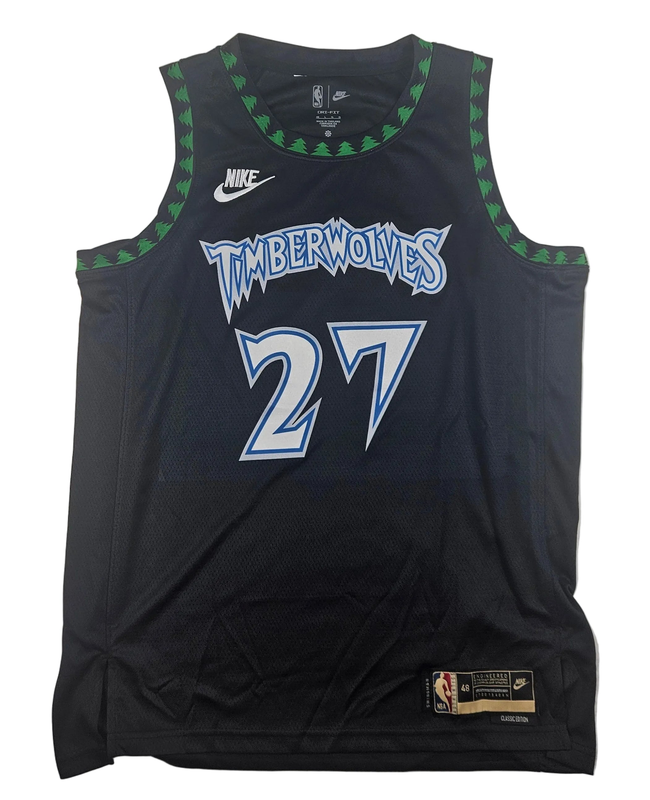 Rudy Gobert Signed Autographed Minnesota Timberwolves Black Jersey JSA COA