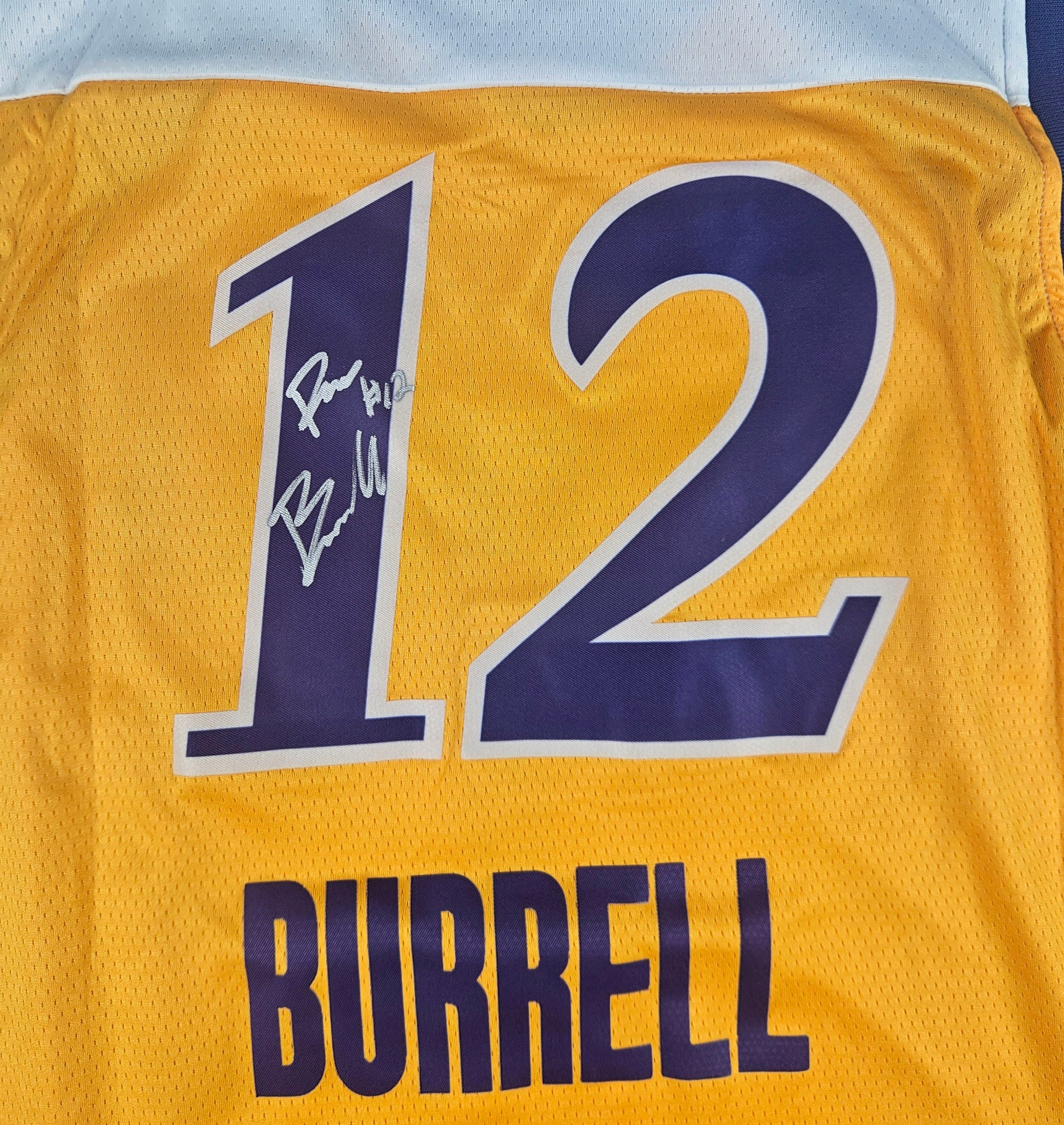 Rae Burrell Signed Autographed Los Angeles Sparks Wnba Jersey