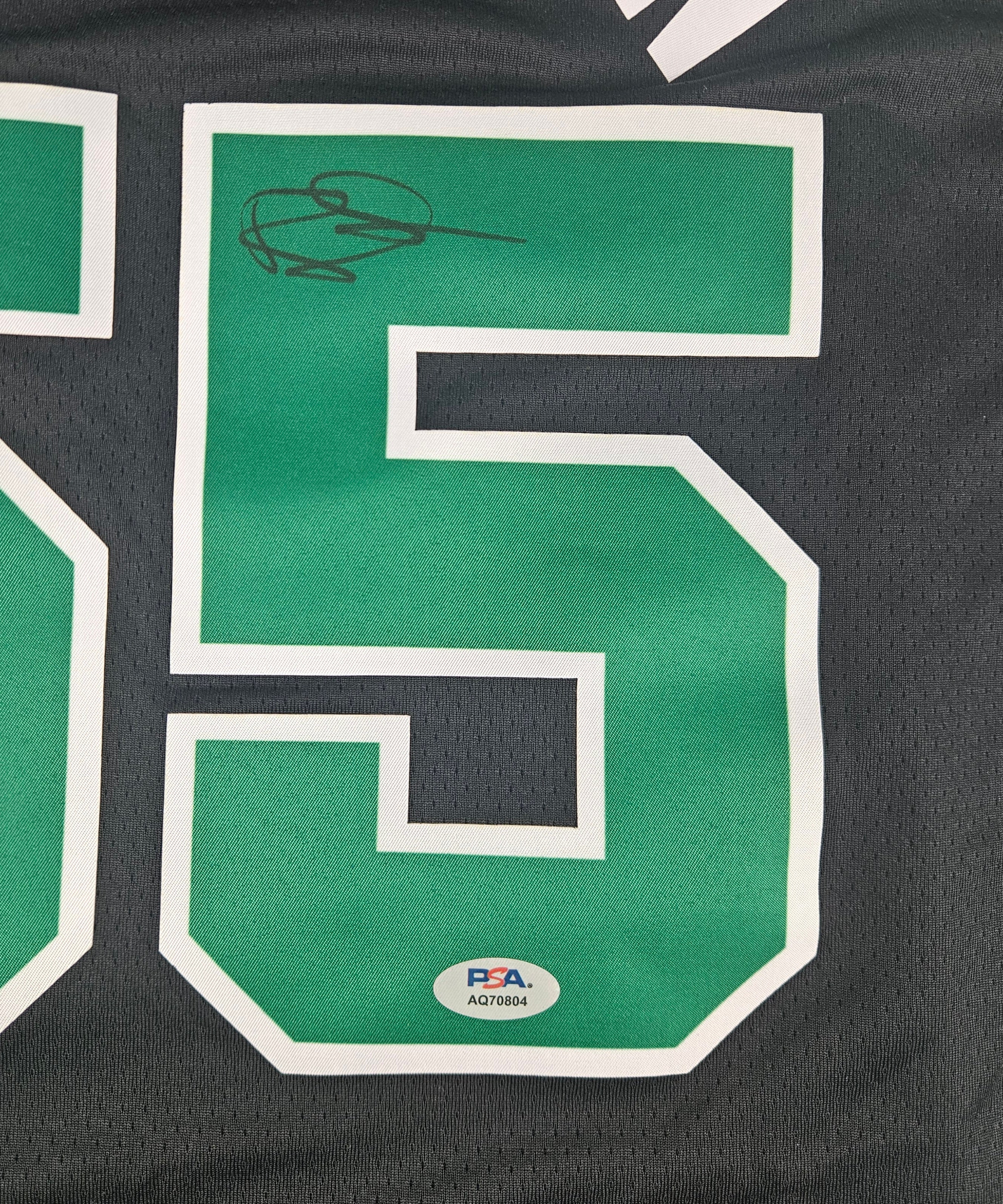 Baylor Scheierman Signed Autographed Boston Celtics Jersey PSA Certified