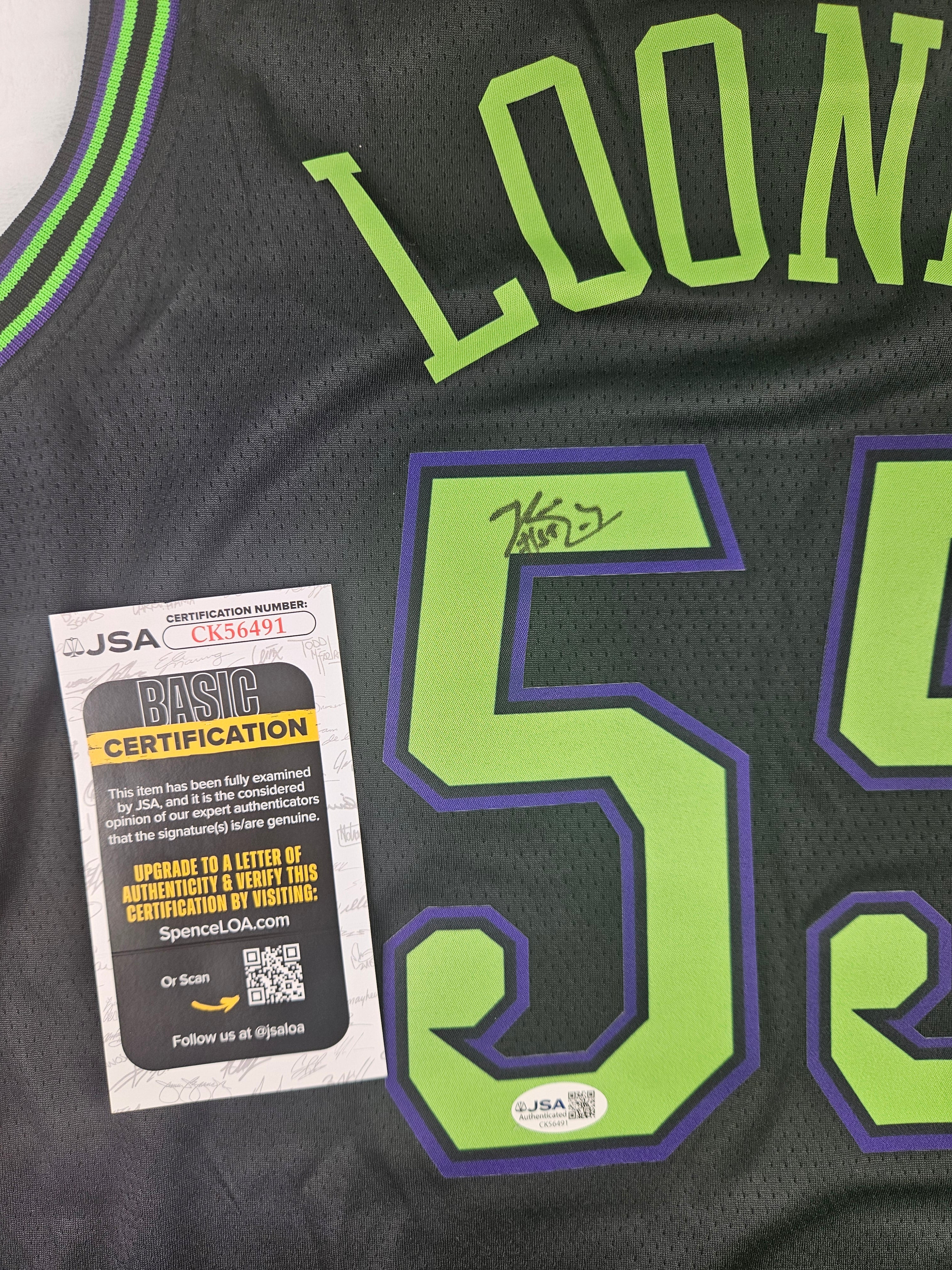 Kevon Looney Signed Autographed New Orleans Pelicans Jersey JSA COA