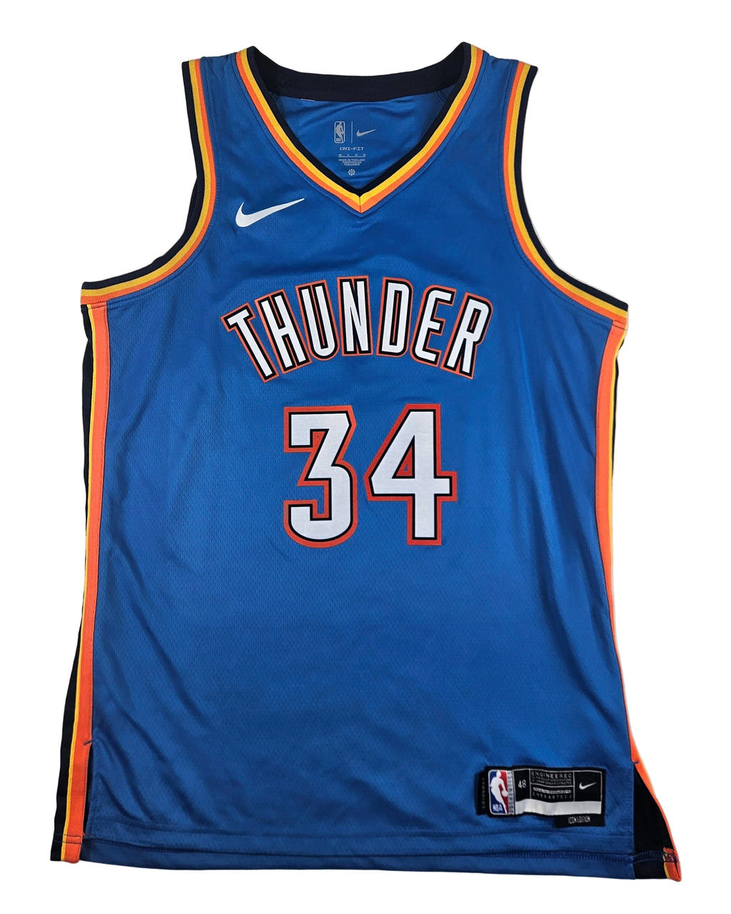 Kenrich Williams Signed Autographed Oklahoma City Thunder Jersey PSA Certified