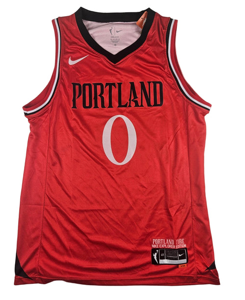 Carla Leite Signed Autographed Portland Fire Wnba Jersey
