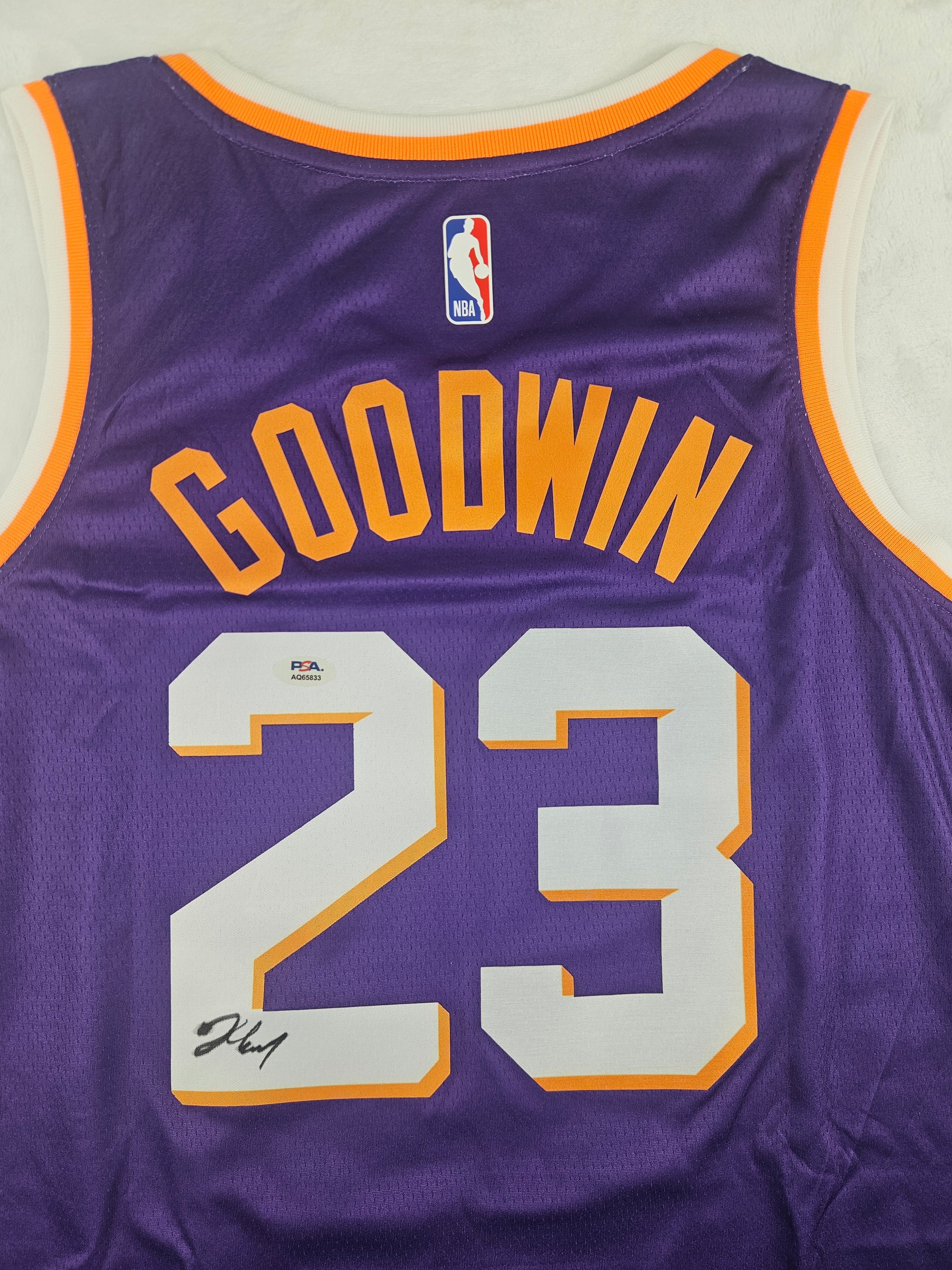 Jordan Goodwin Signed Autographed Phoenix Suns Jersey PSA Certified