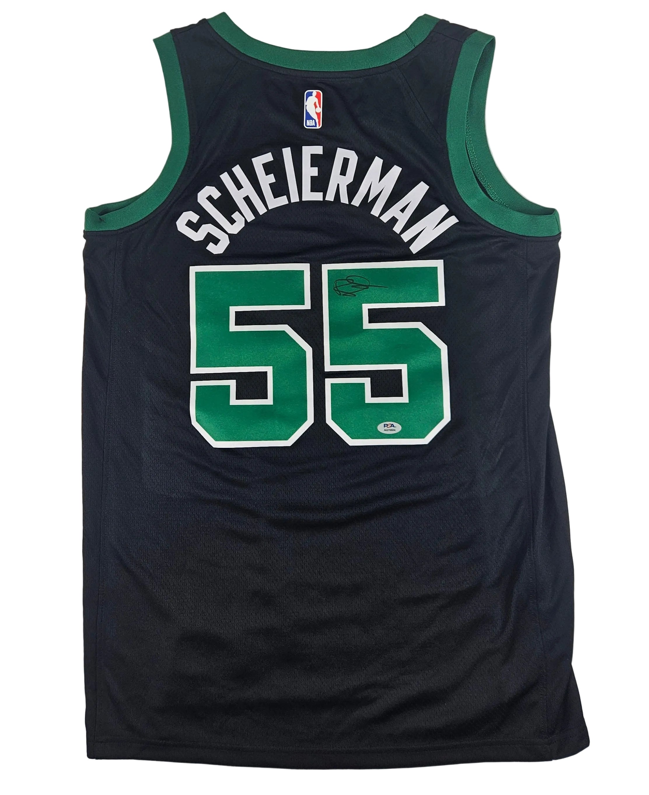 Baylor Scheierman Signed Autographed Boston Celtics Jersey PSA Certified