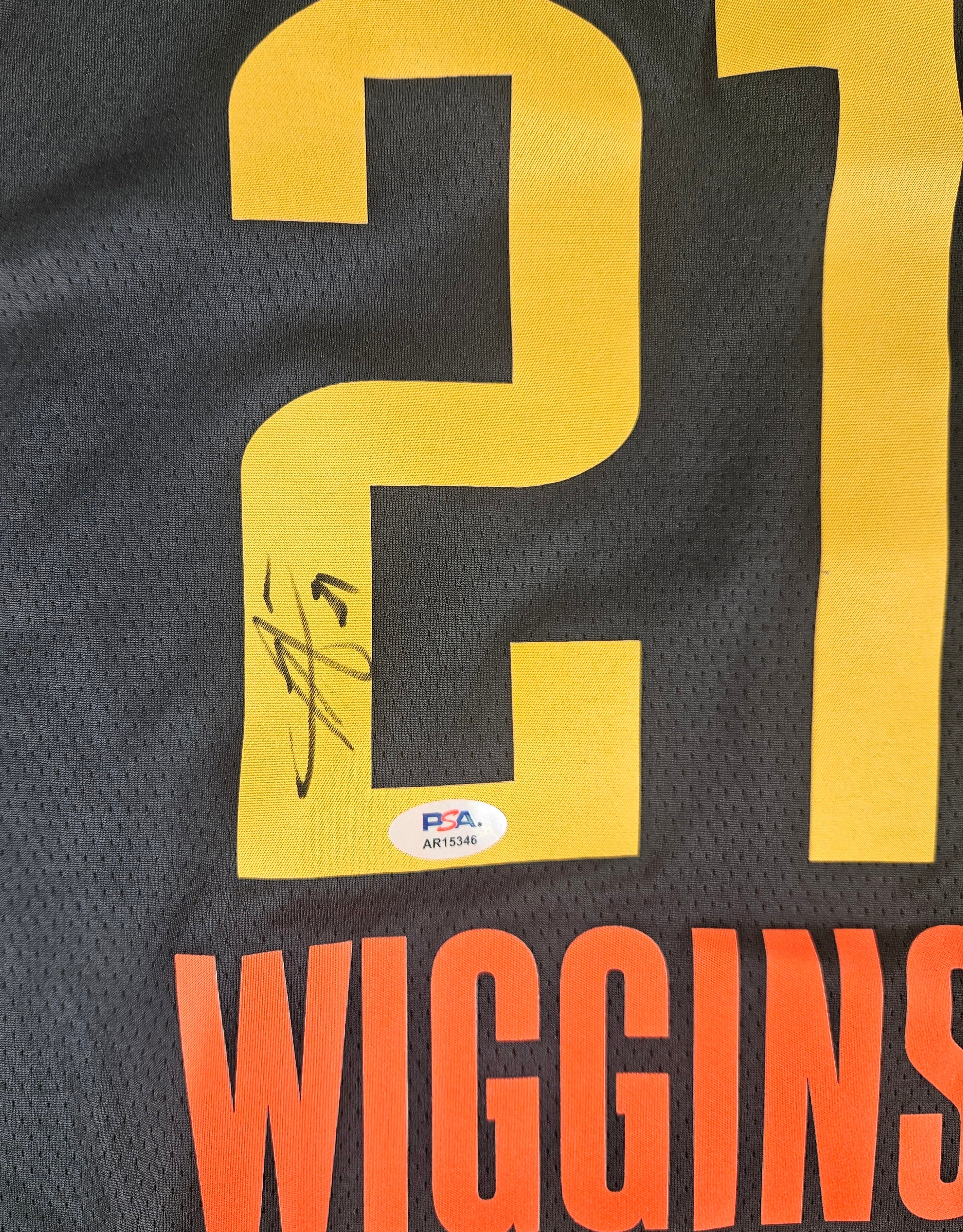 Aaron Wiggins Signed Autographed Oklahoma City Thunder Jersey PSA Certified