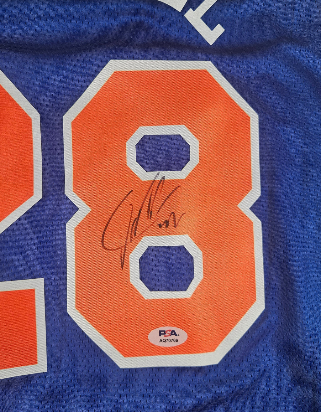 Guerschon Yabusele Signed Autographed New York Knicks Jersey PSA Certified