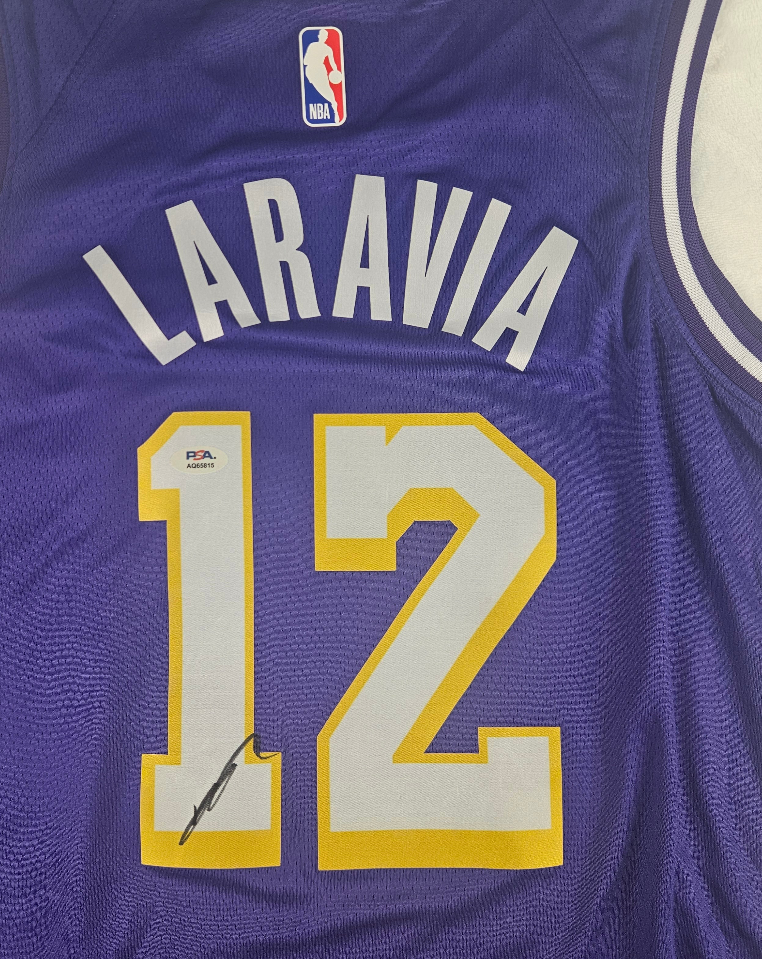 Jake LaRavia Signed Autographed Los Angeles Lakers Jersey PSA Certified